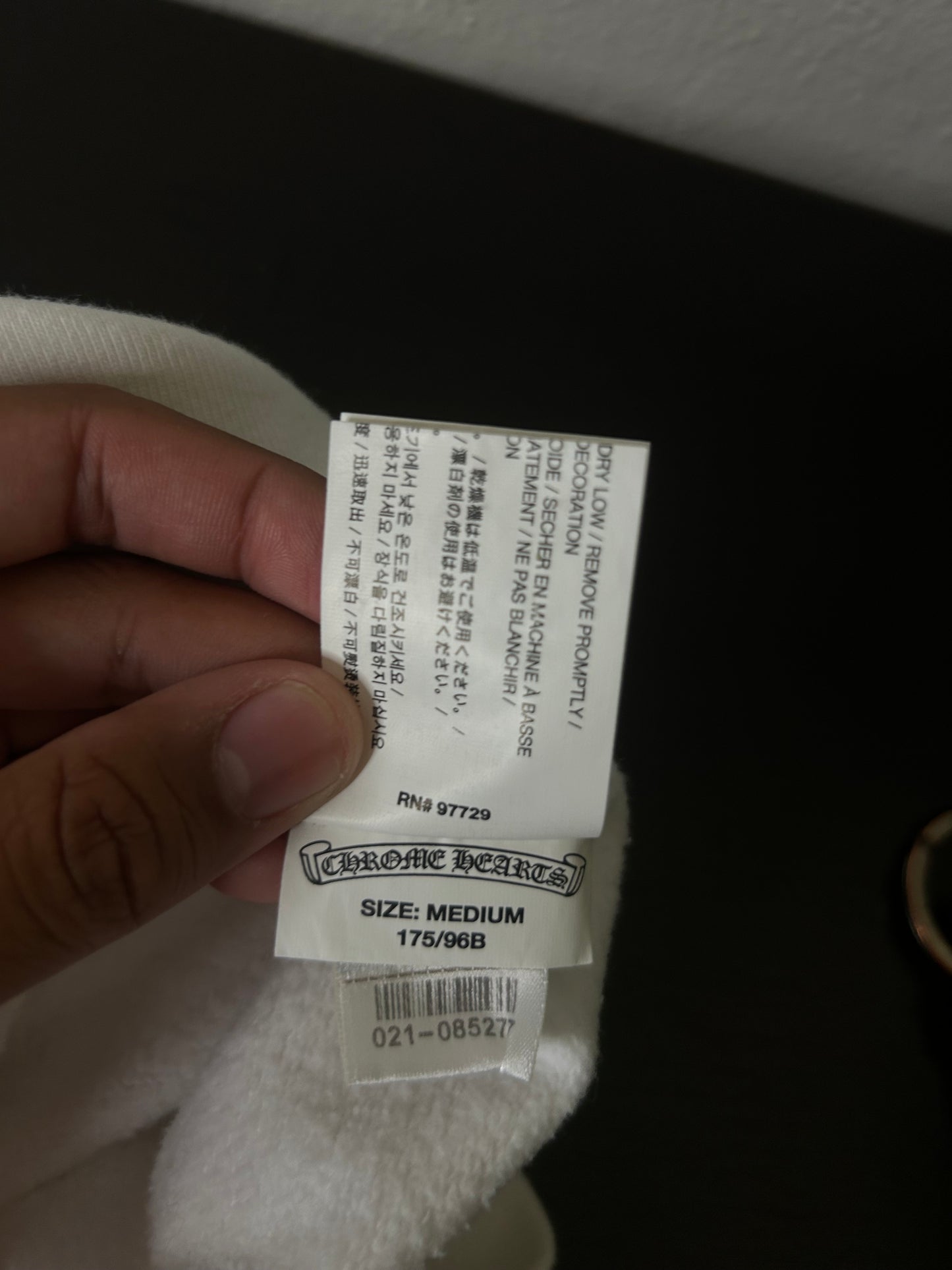 Chrome Hearts White Floral Hoodie