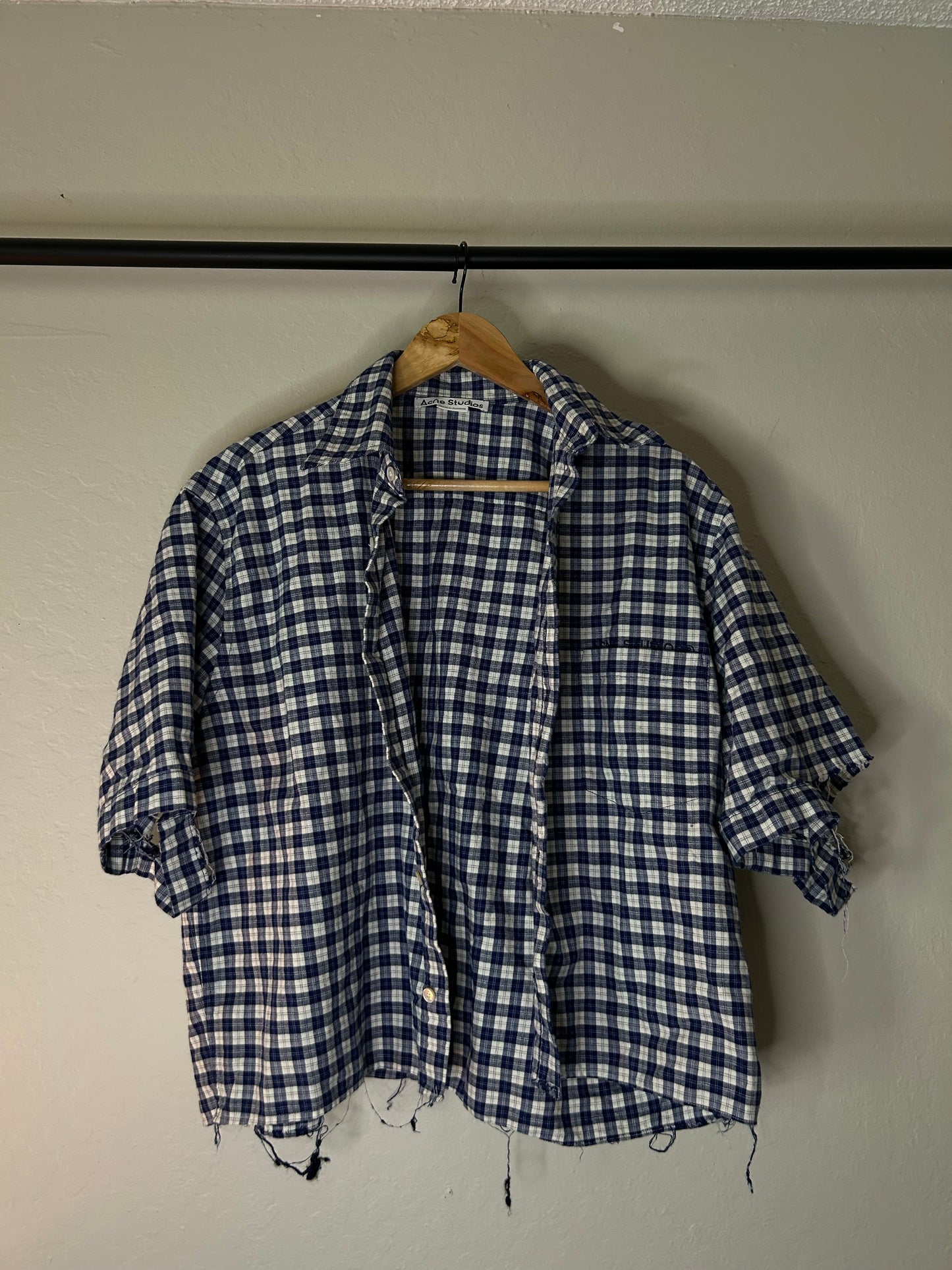 Acne Studios Plaid Button Up