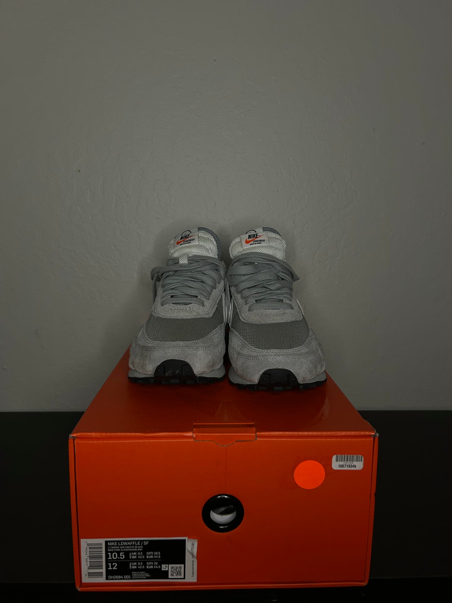 Sacai x Fragment x Nike Grey Waffle