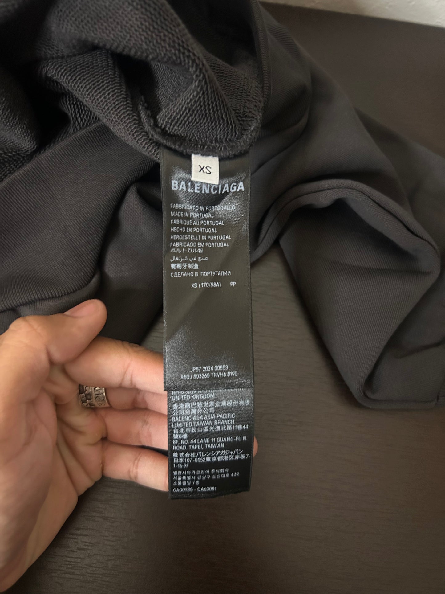 Balenciaga Boxing Logo Hoodie