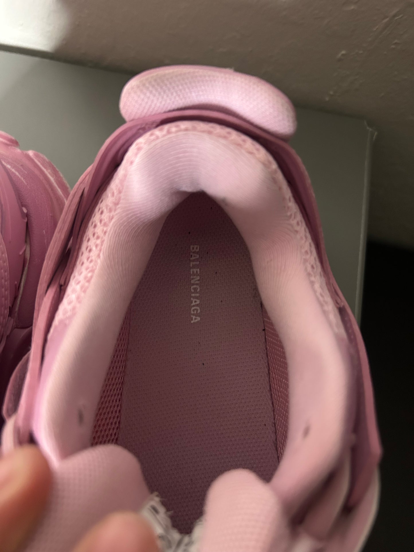 Balenciaga Track Runner Distressed Pink