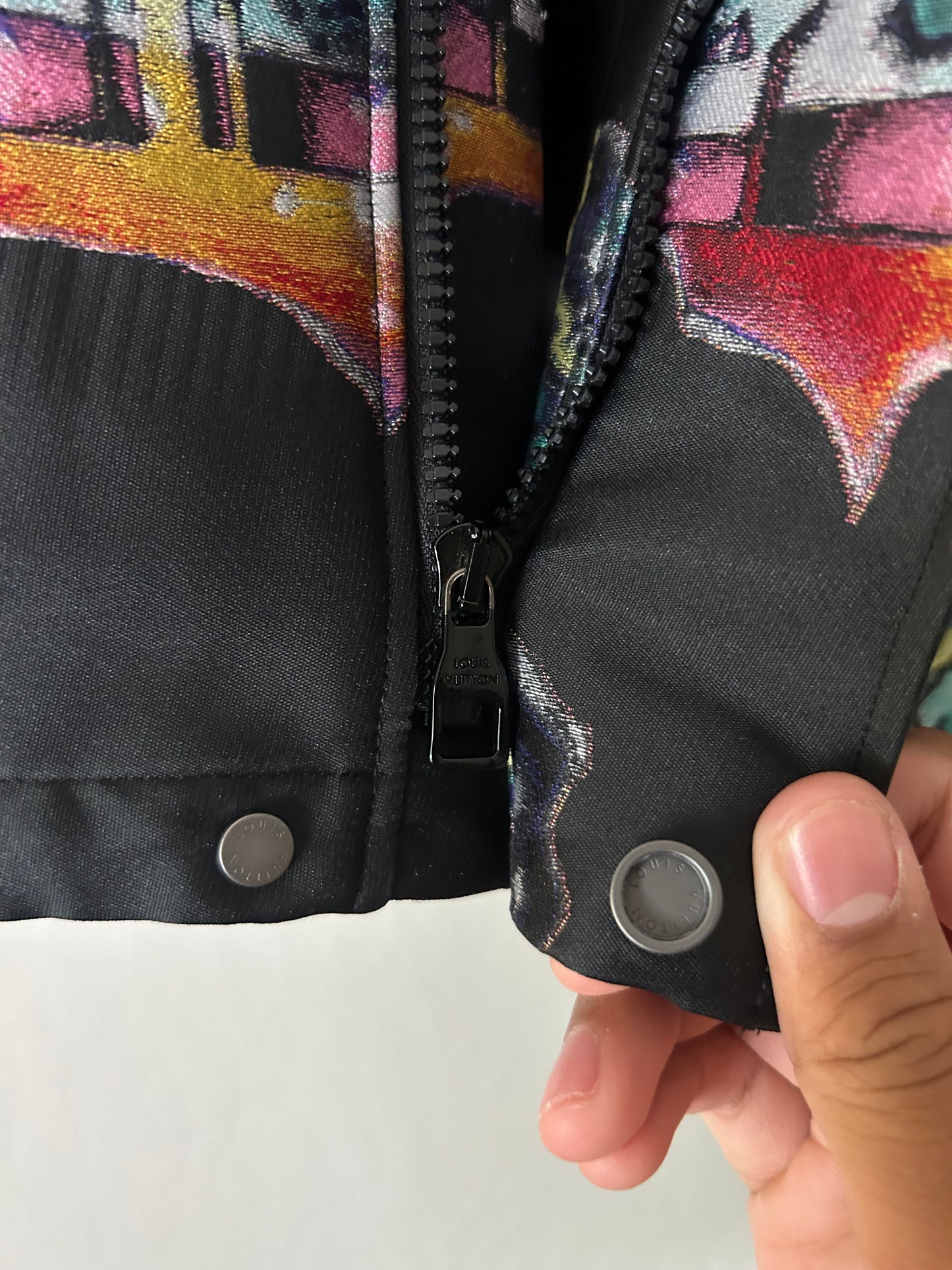 Louis Vuitton Virgil Embroidered Graffiti Jacket