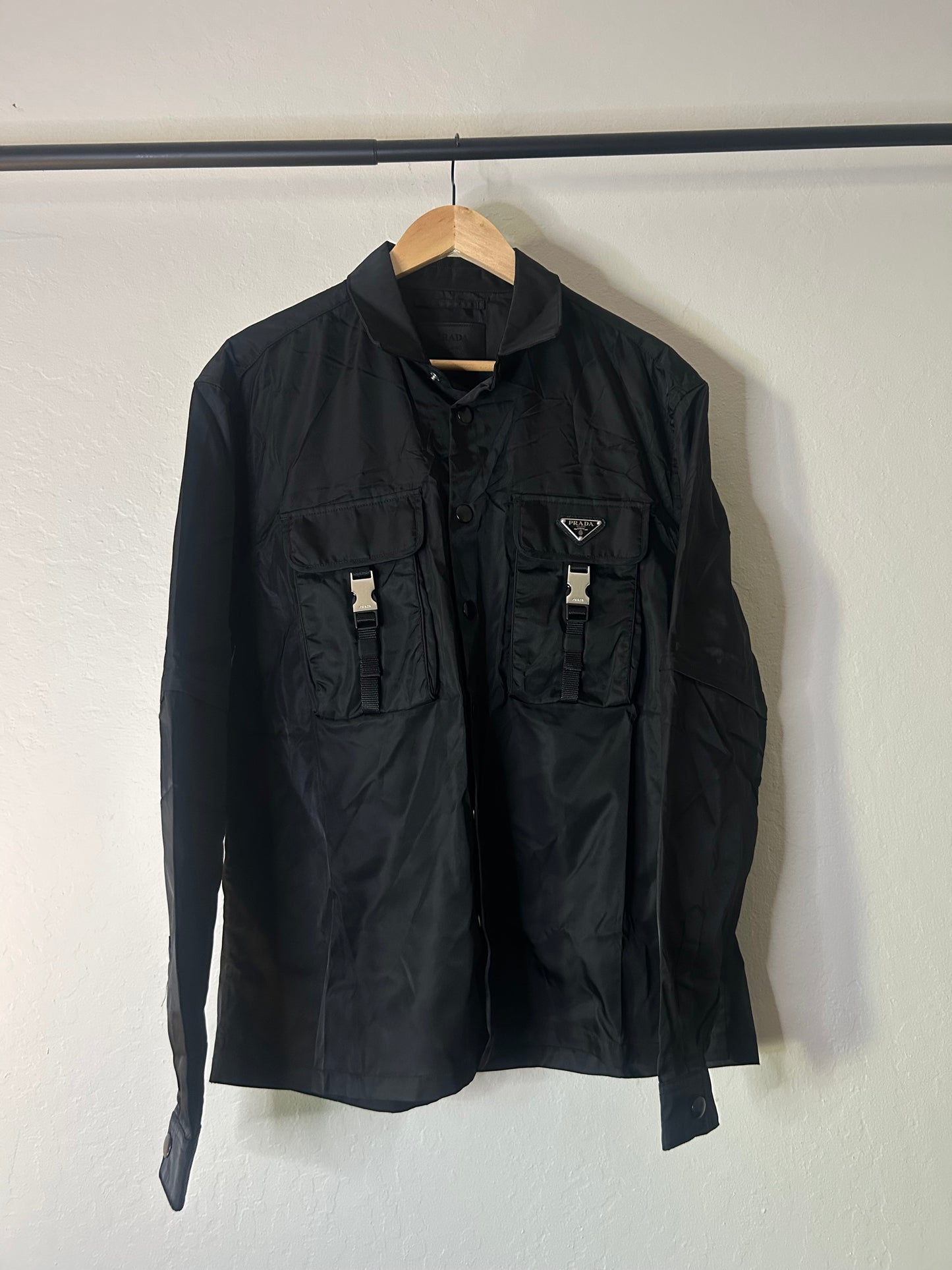 Prada Nylon Convertible Cargo Shirt