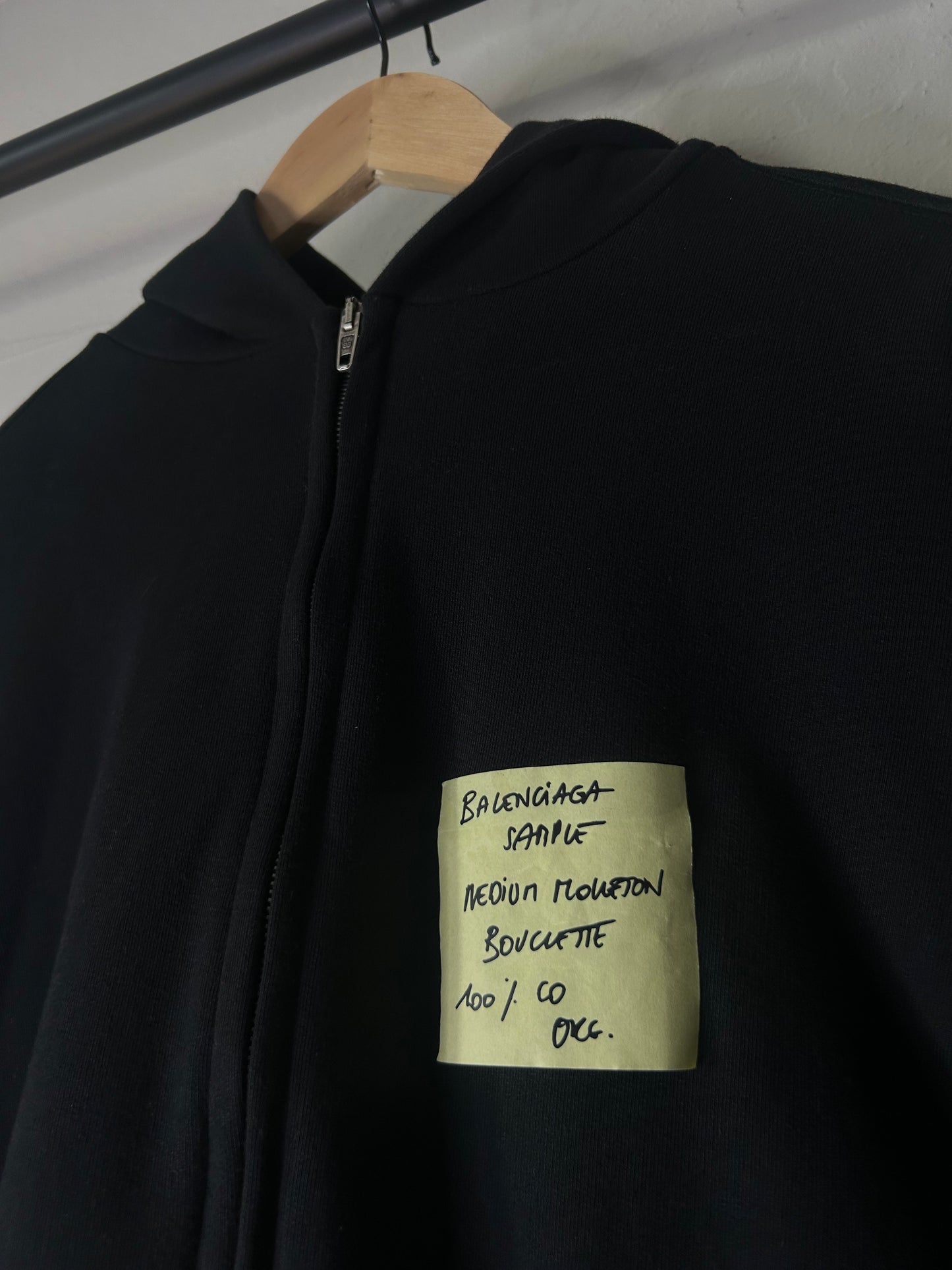 Balenciaga Sticky Note Zip Up
