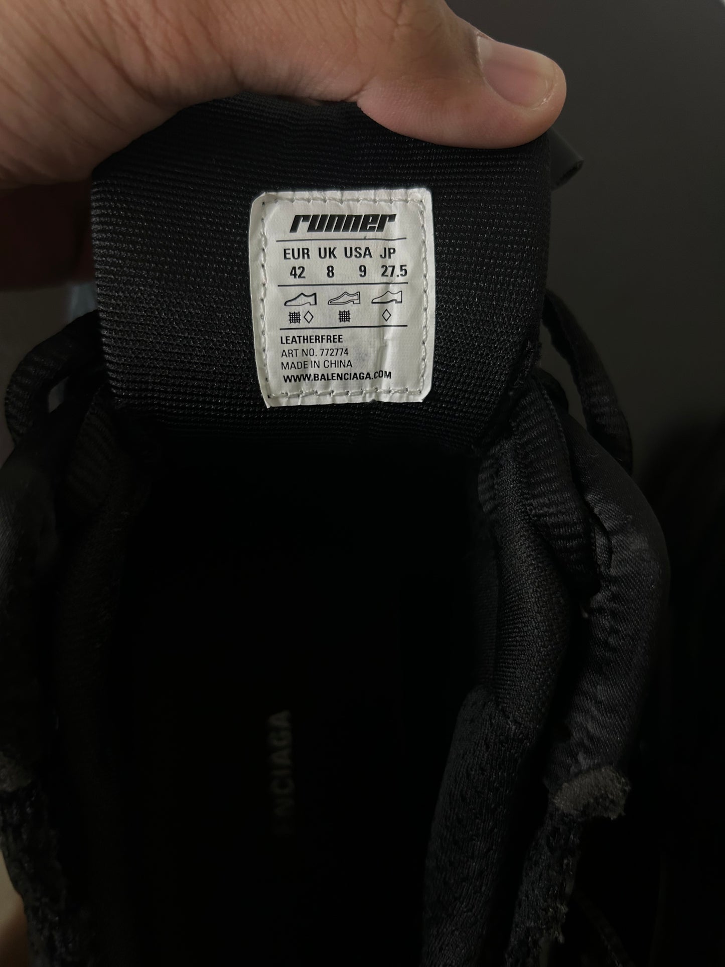 Balenciaga Black 2.0 Runners