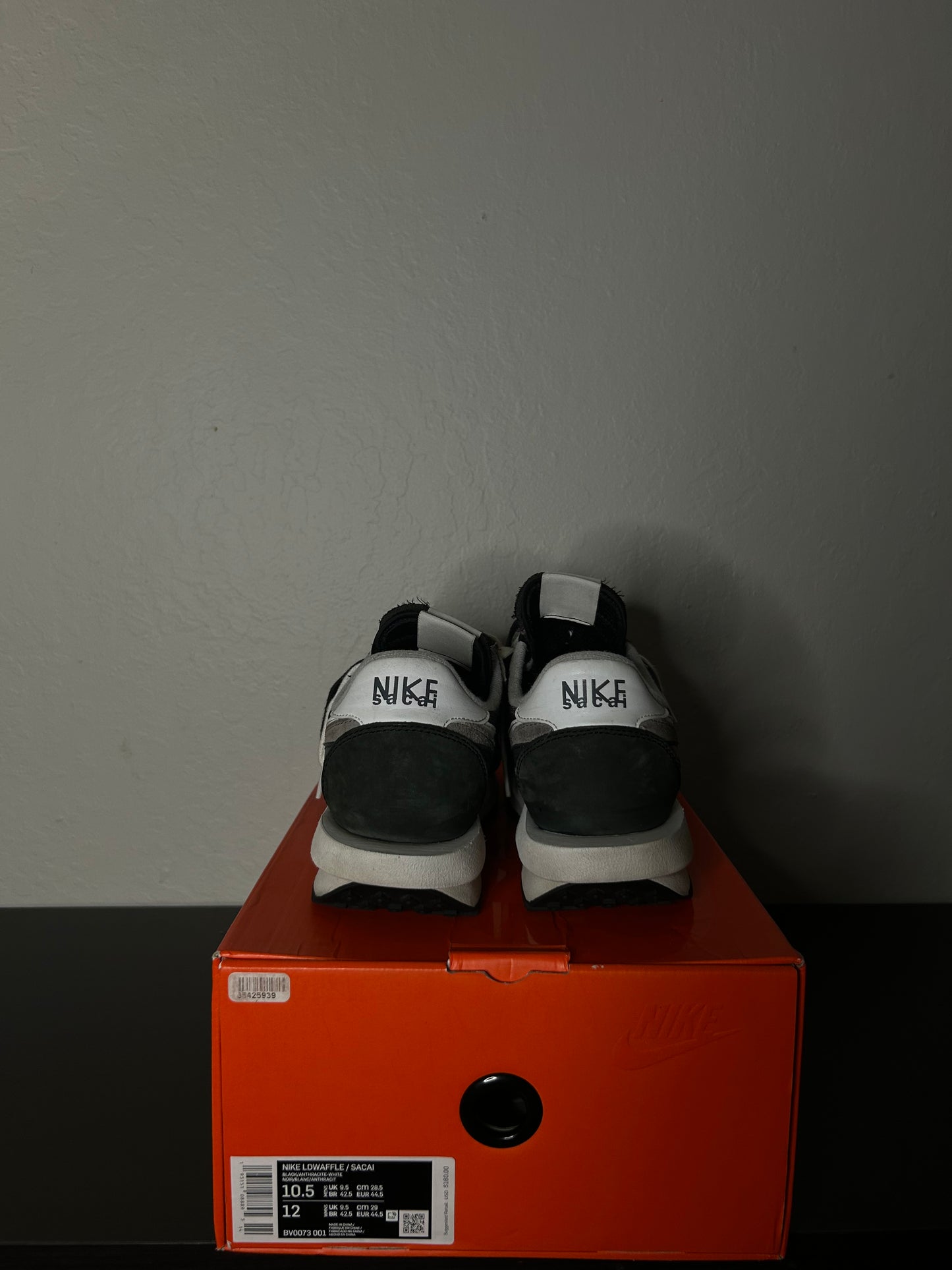 Sacai x Nike Waffle Black Waffle