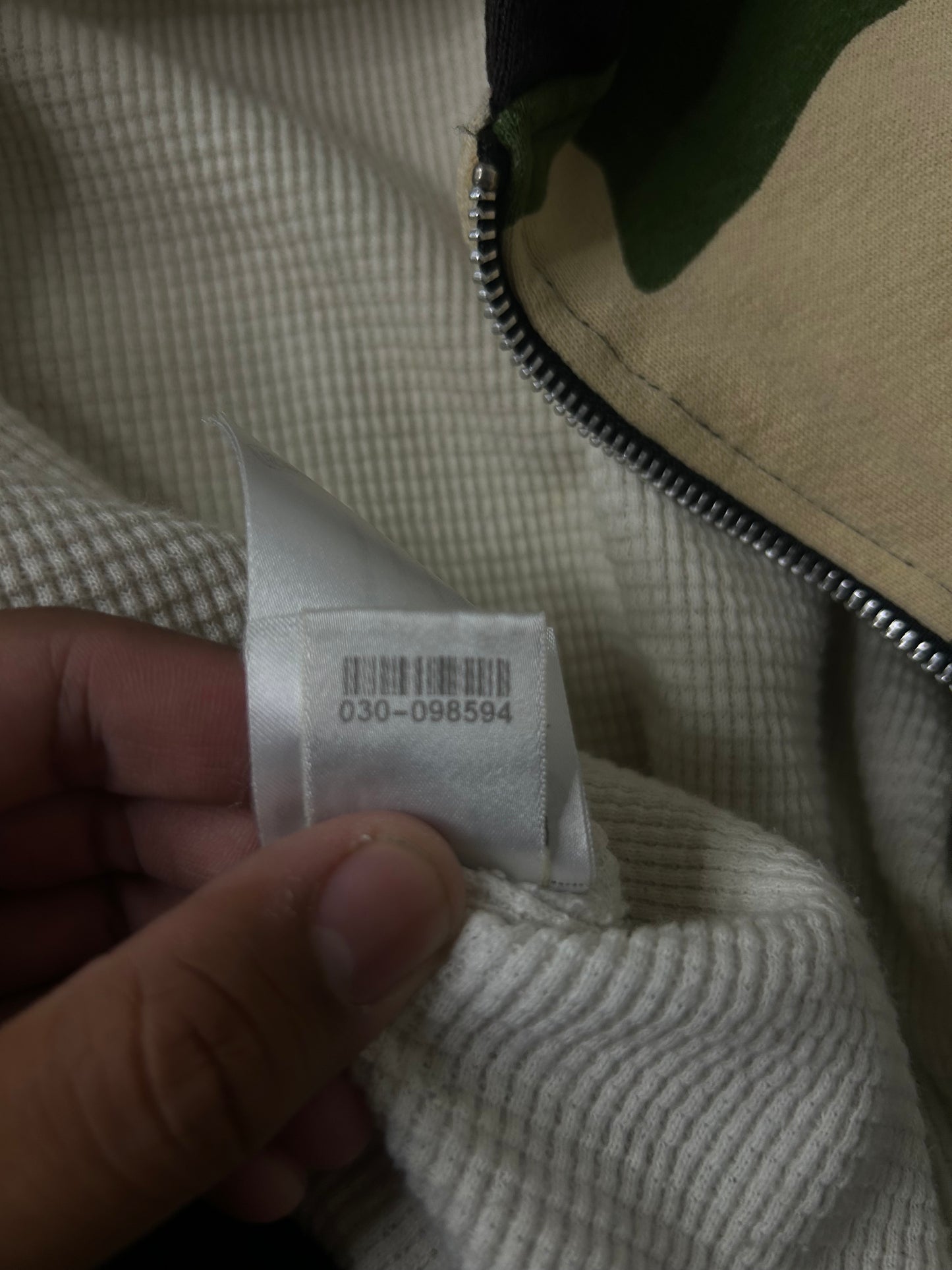 Chrome Hearts Matty Boy Caution  Camo Zip Up Hoodie