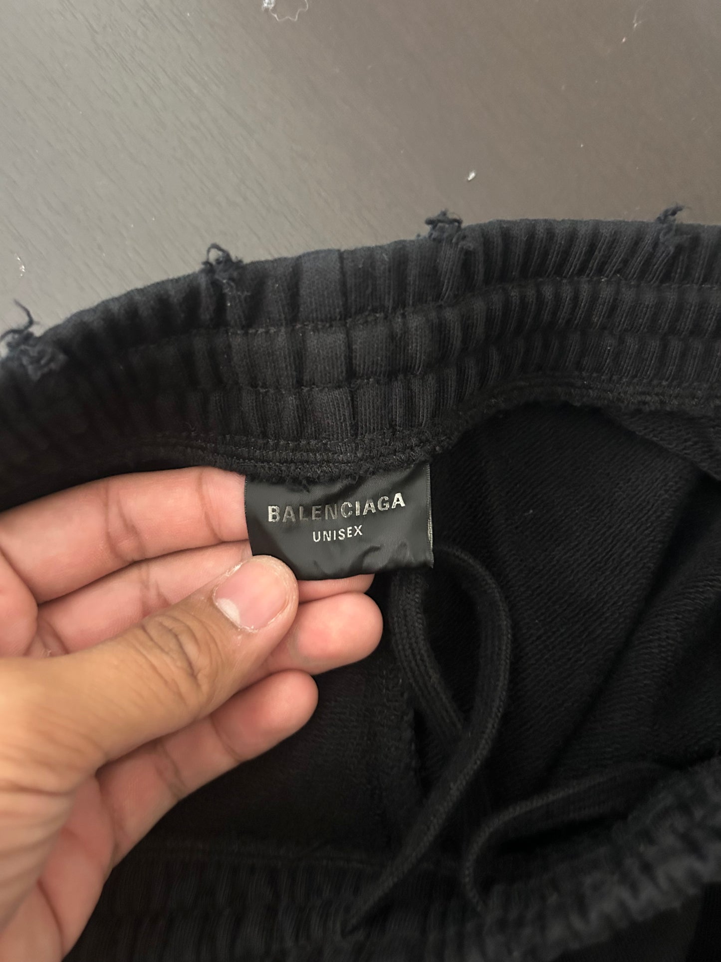 Balenciaga Black Racer Sweatpants