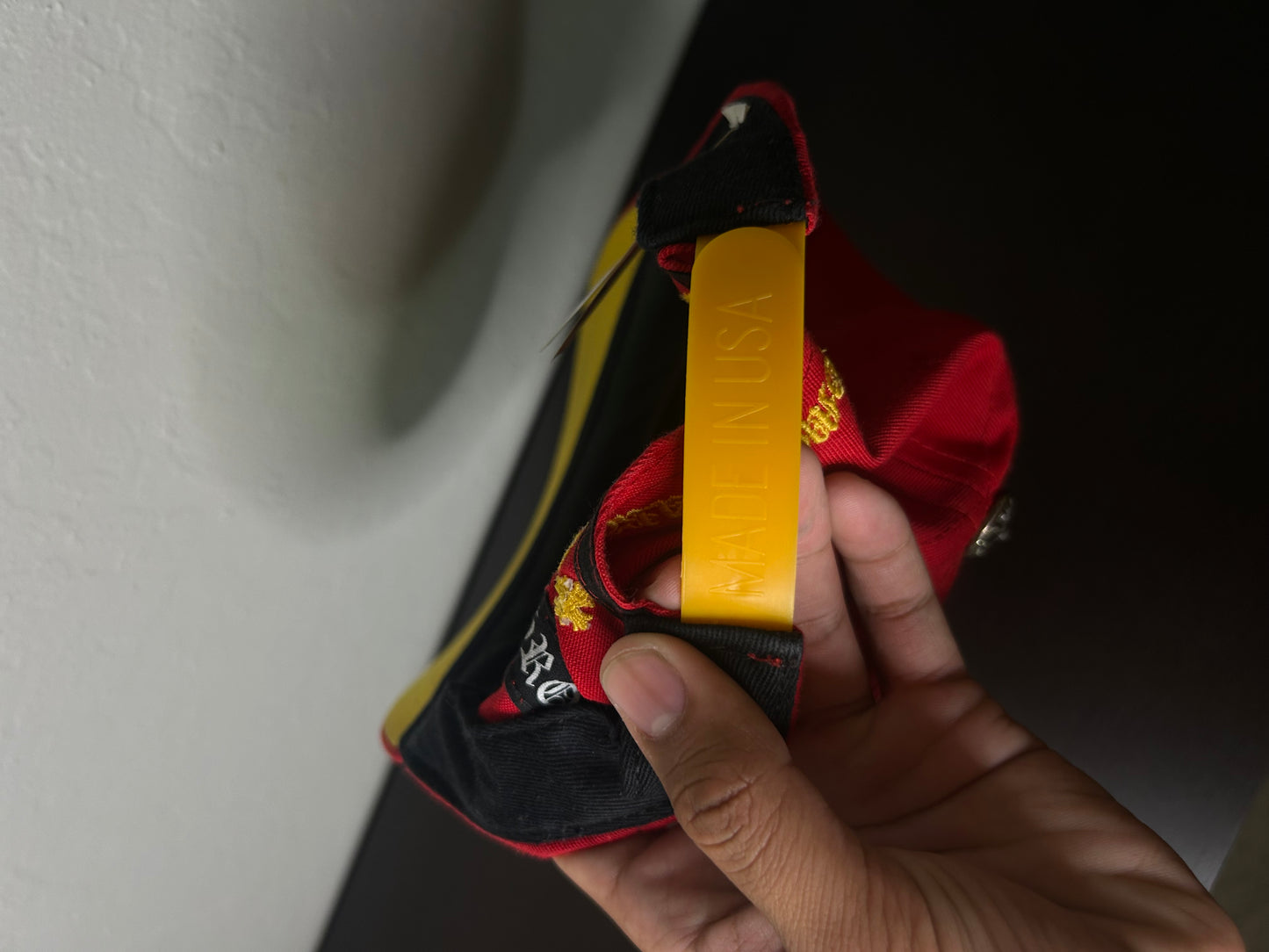 Chrome Hearts Red and Yellow Baseball Cap