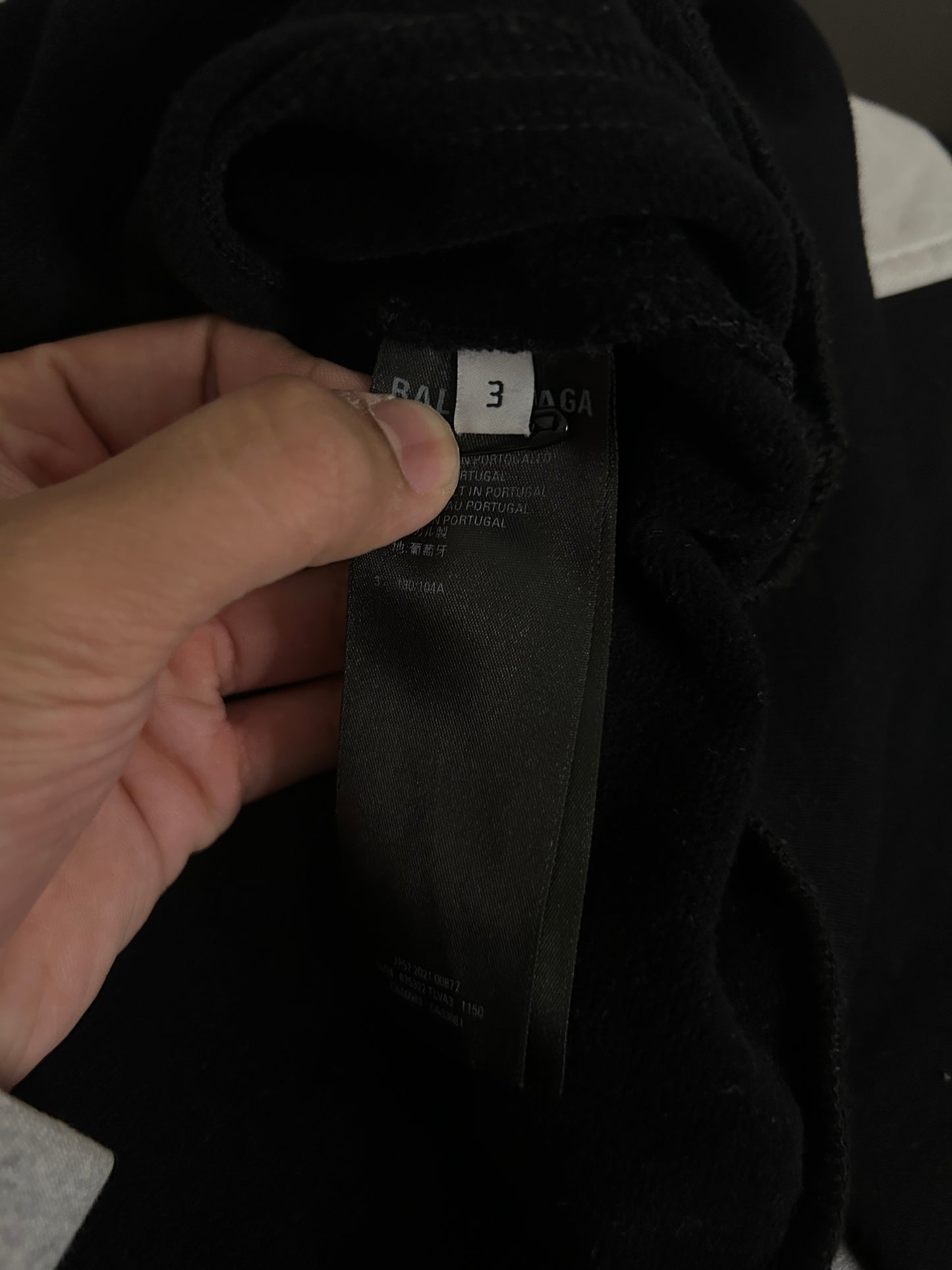 Balenciaga Black Sporty B Hoodie