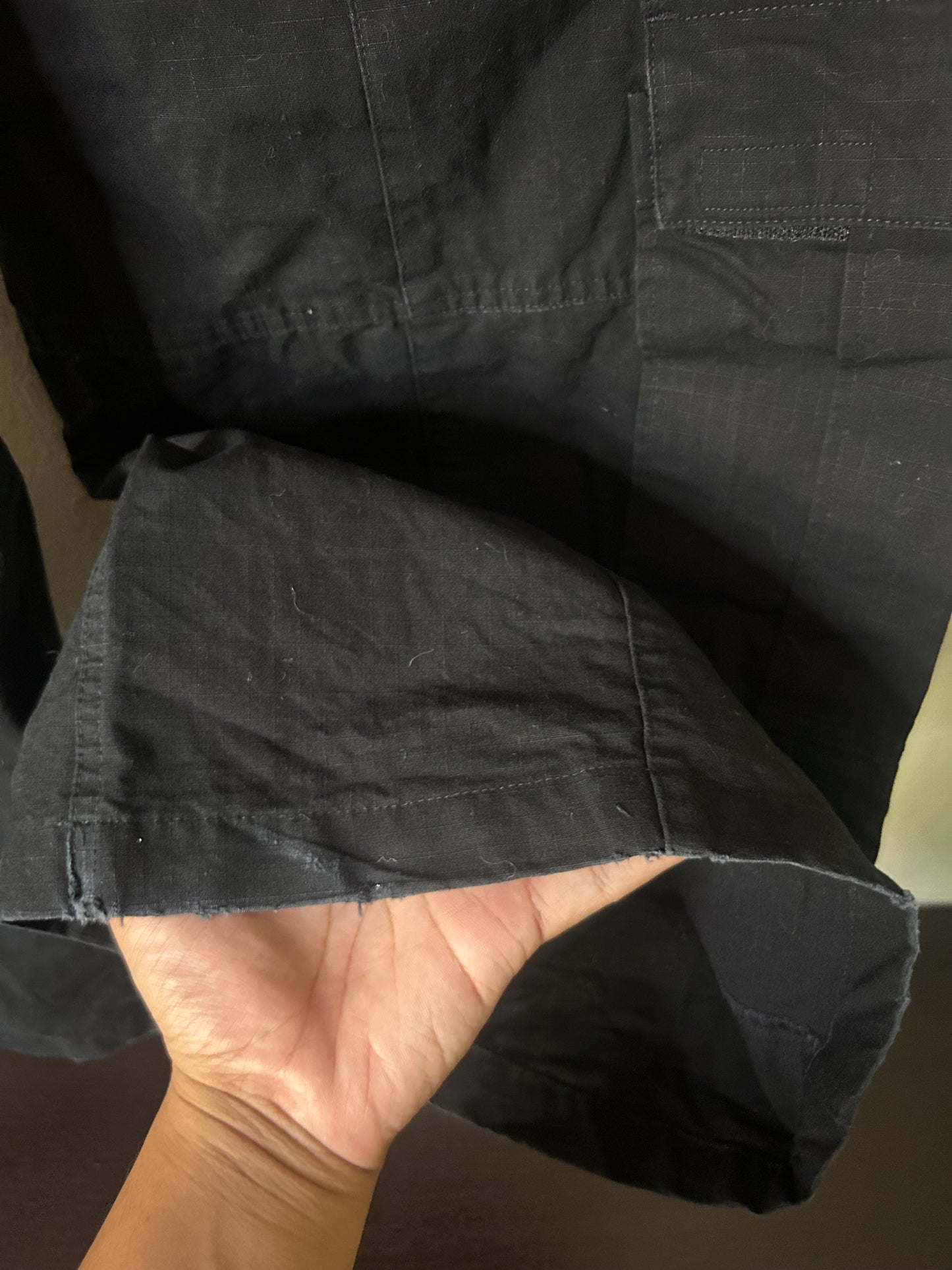 Balenciaga Black Flared Convertible Cargo Pants