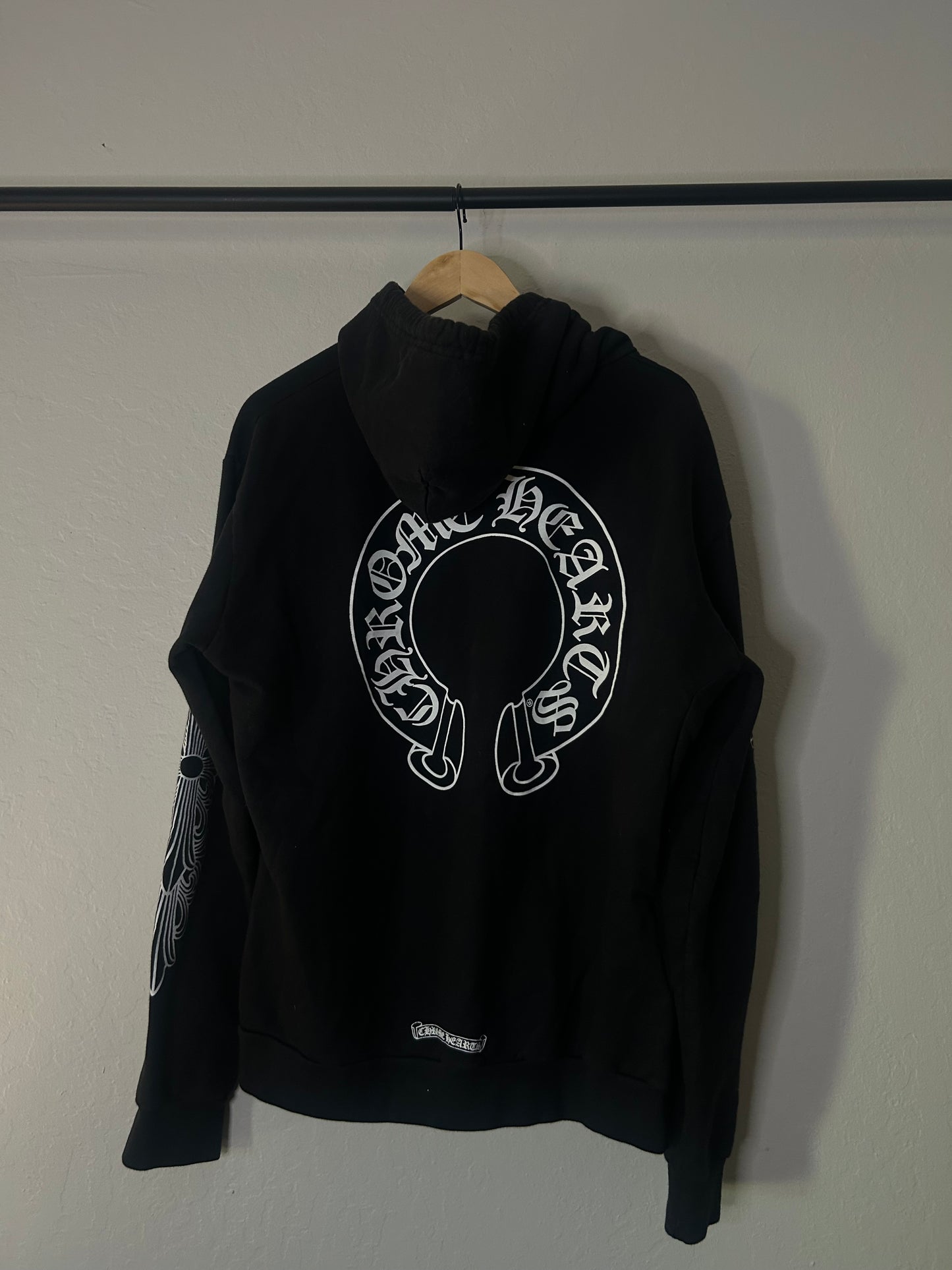 Chrome Hearts Black Floral Hoodie