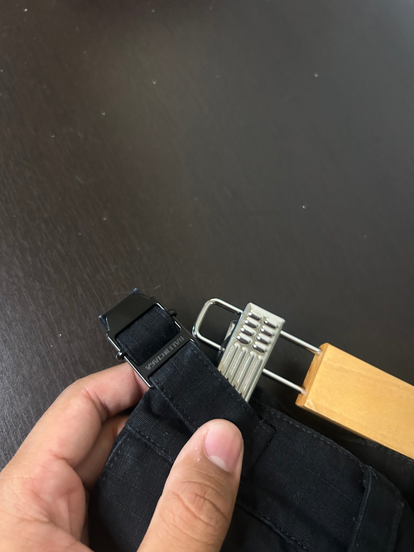 Balenciaga Black Flared Convertible Cargo Pants