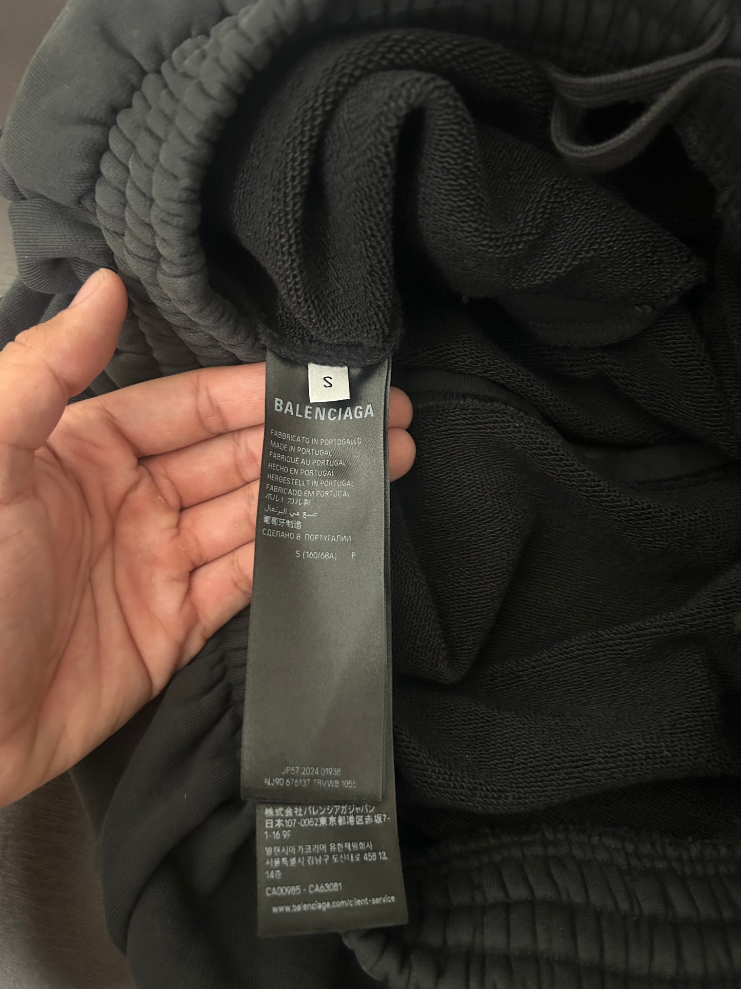 Balenciaga Loop Logo Shorts