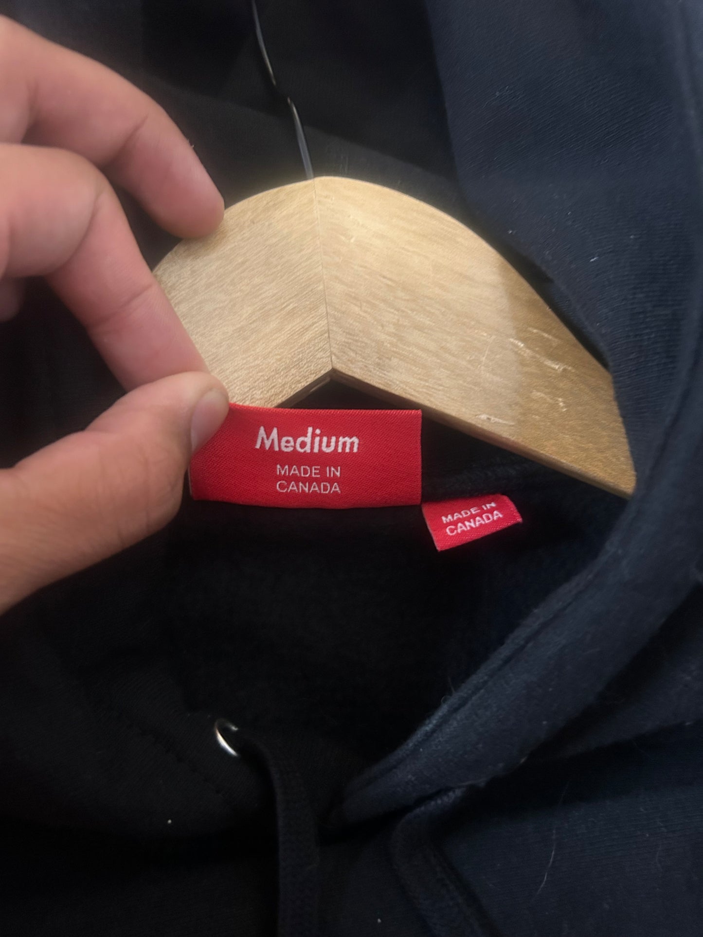 Supreme Black Box Logo Hoodie