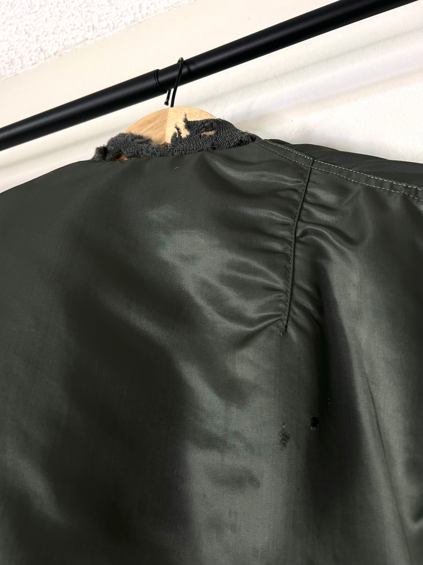 Vintage 90s Reversible Green/Orange Bomber Jacket