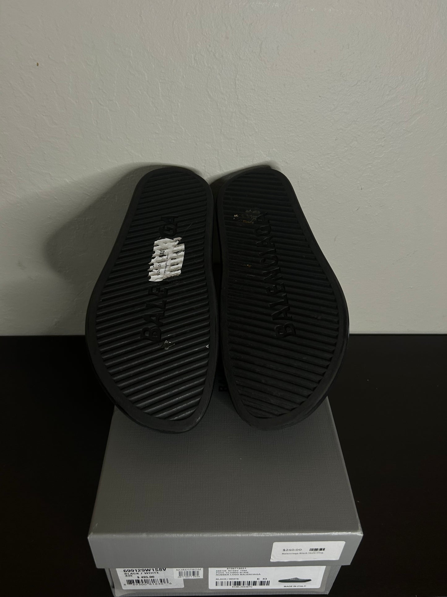 Black Balenciaga Clogs