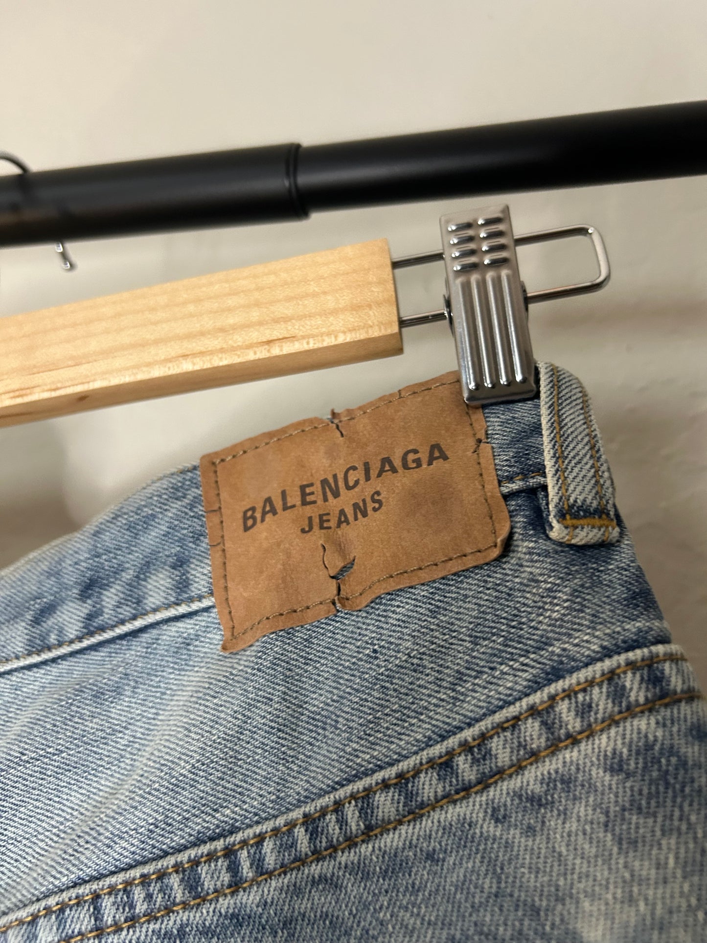 Balenciaga Blue Flared Jeans