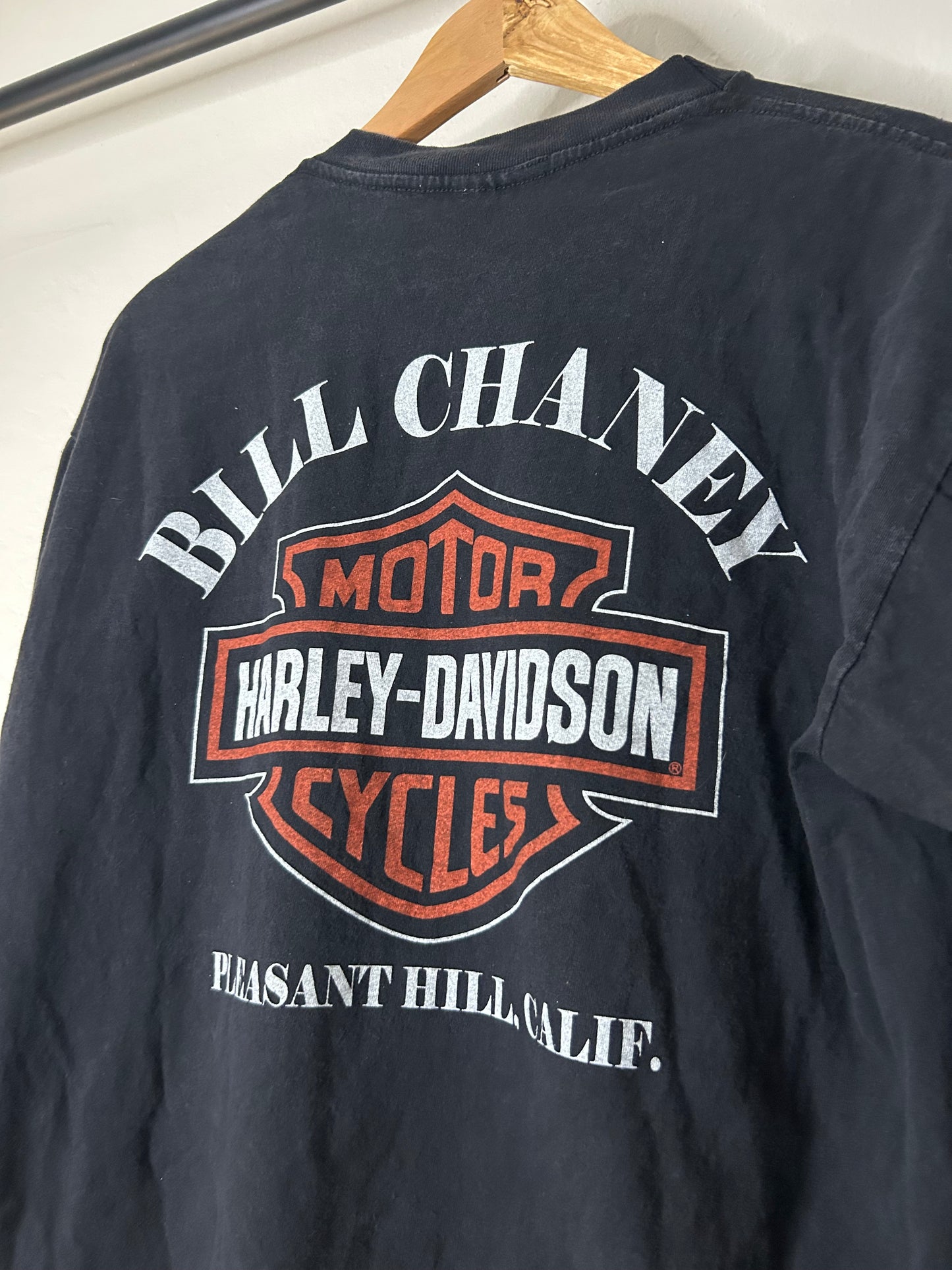 Vintage Harley Davidson Untamed Tiger Flame Longsleeve
