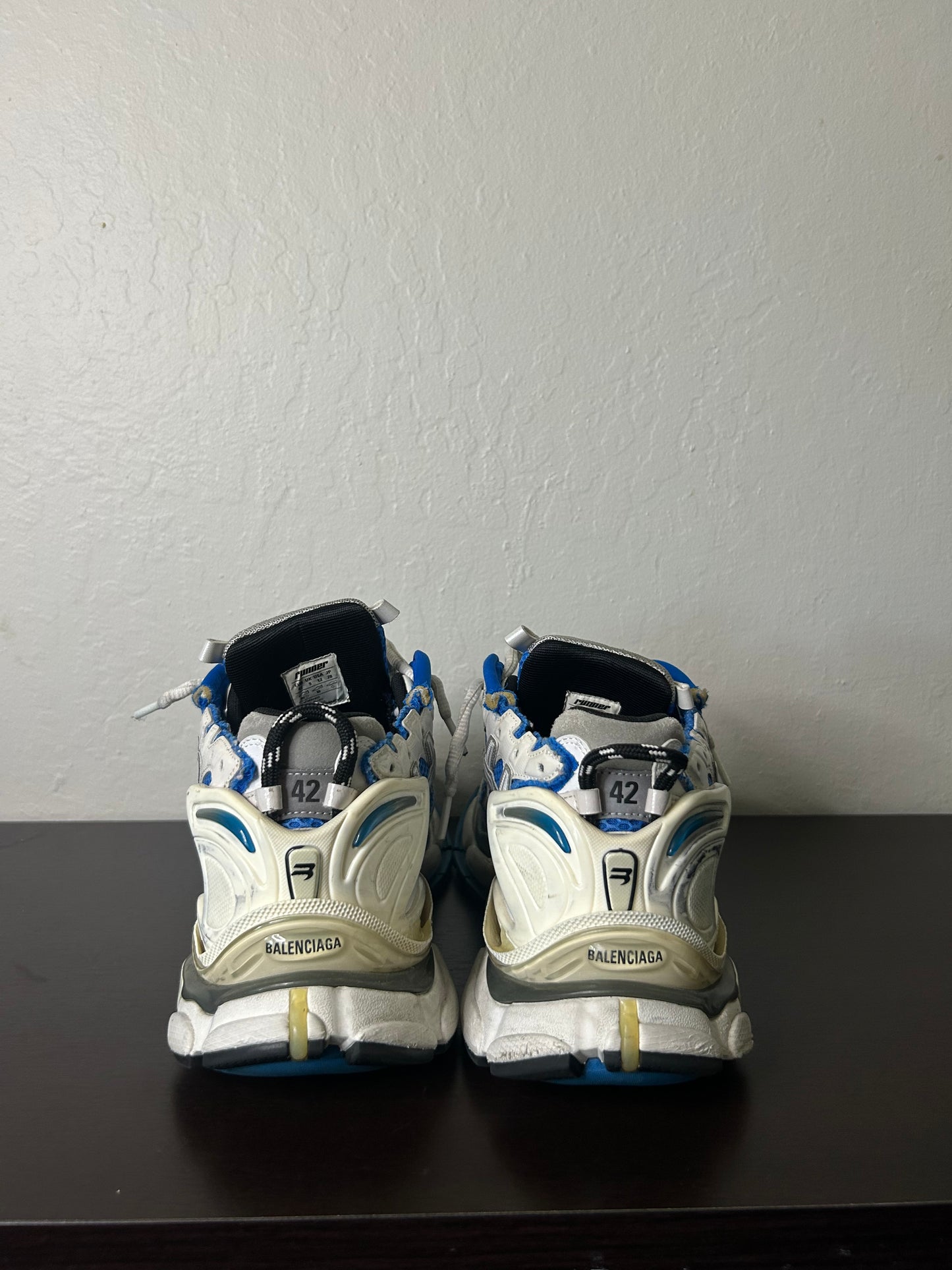 Balenciaga Blue and White Runner