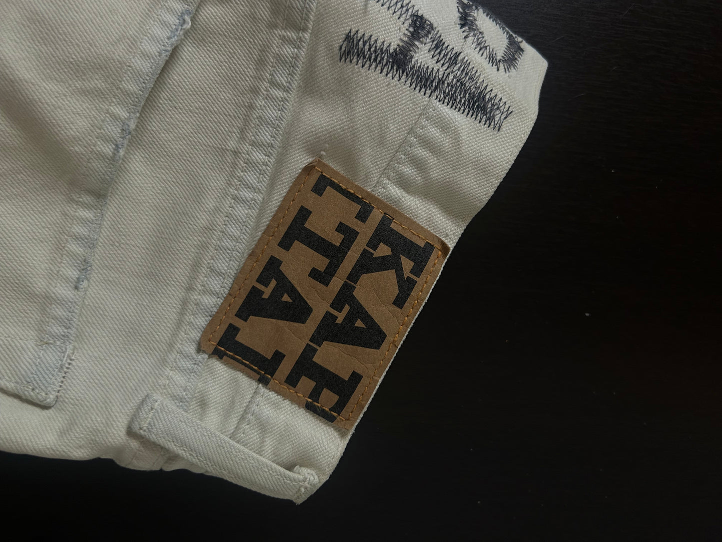 Kapital White Bone Shorts