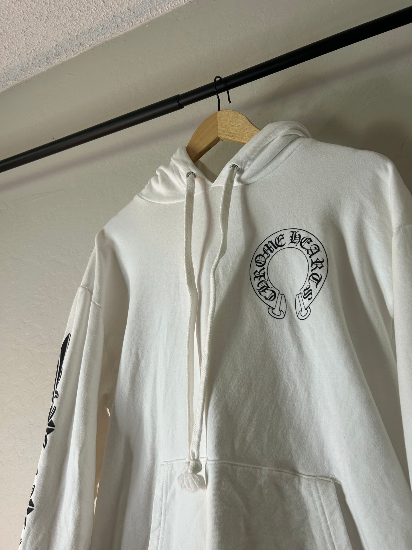 Chrome Hearts White Floral Hoodie