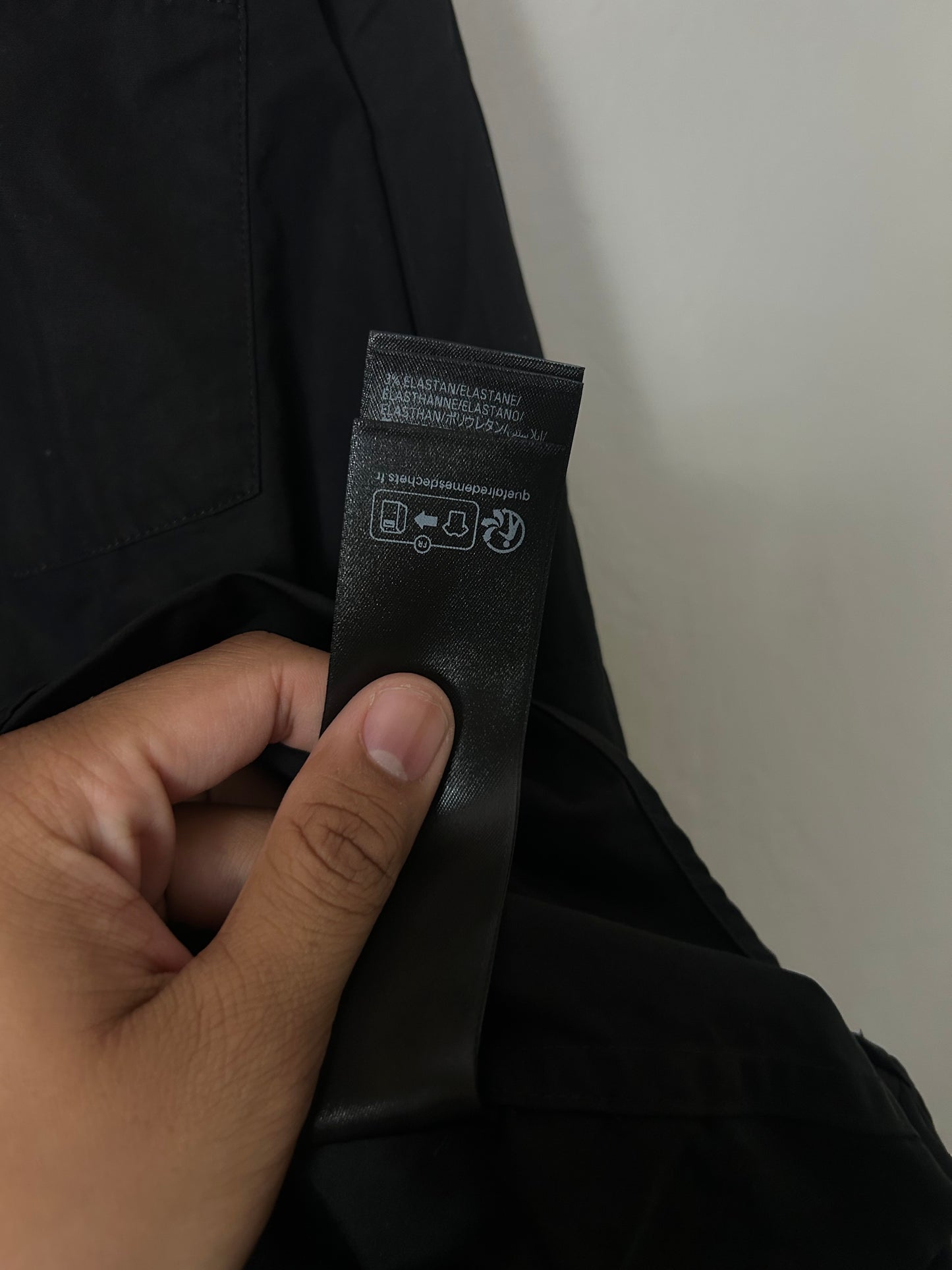 Balenciaga Trompe Loeil Black Button up Longsleeve