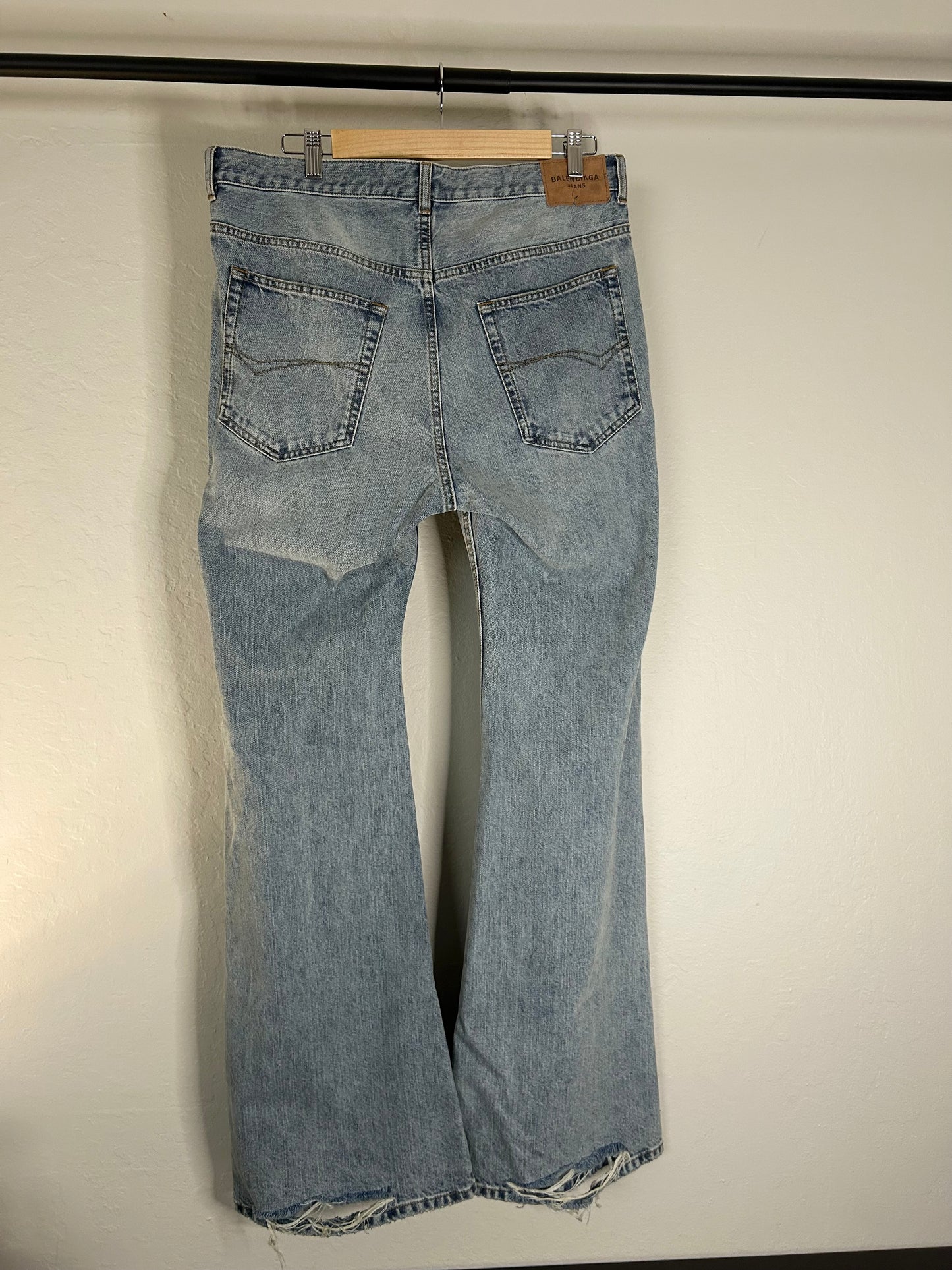 Balenciaga Blue Flared Jeans
