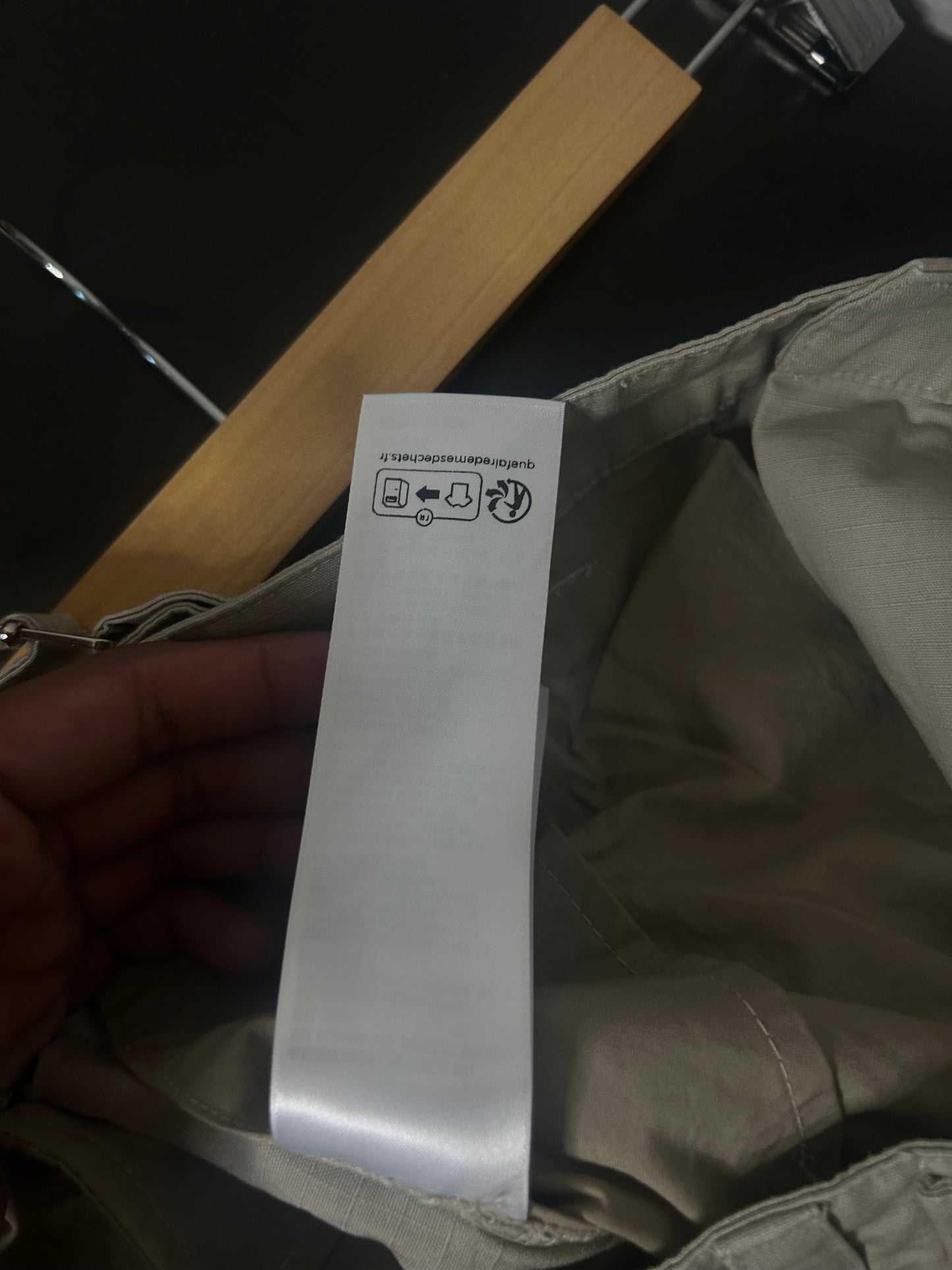 Balenciaga Tan Flared Convertible Cargo Pants