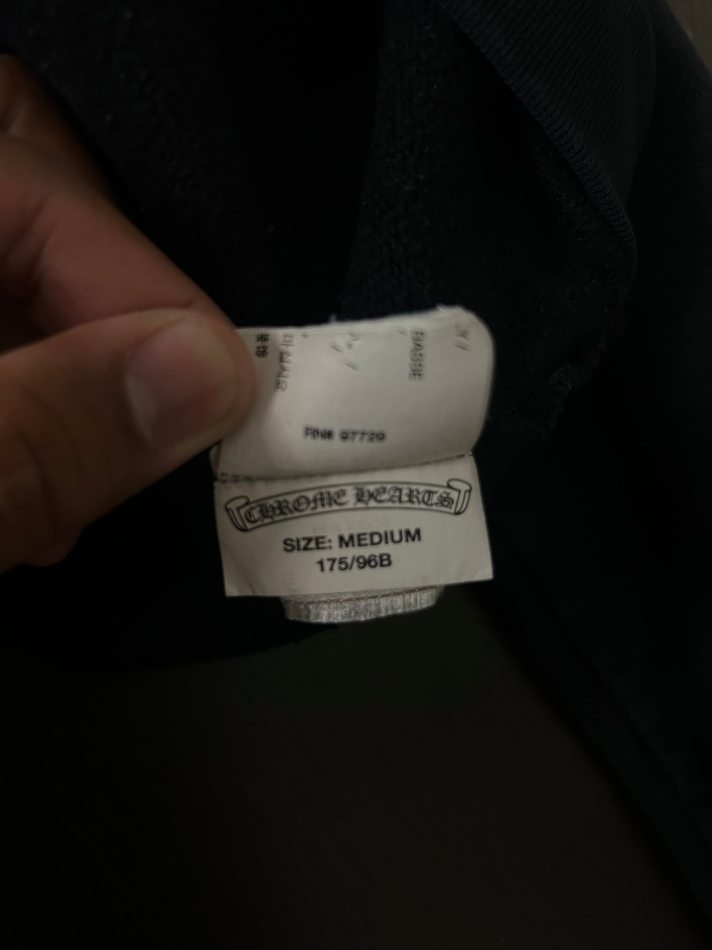 Chrome Hearts Black Floral Pullover