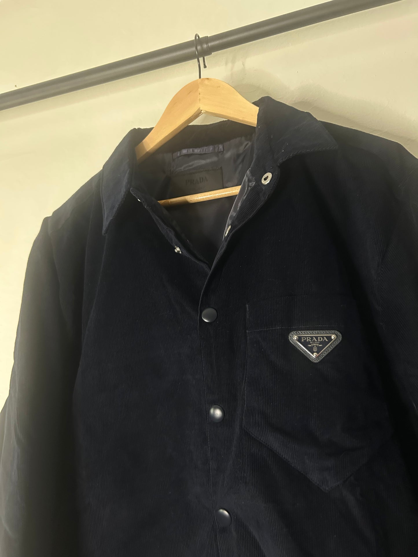 Prada Blue Corduroy Jacket