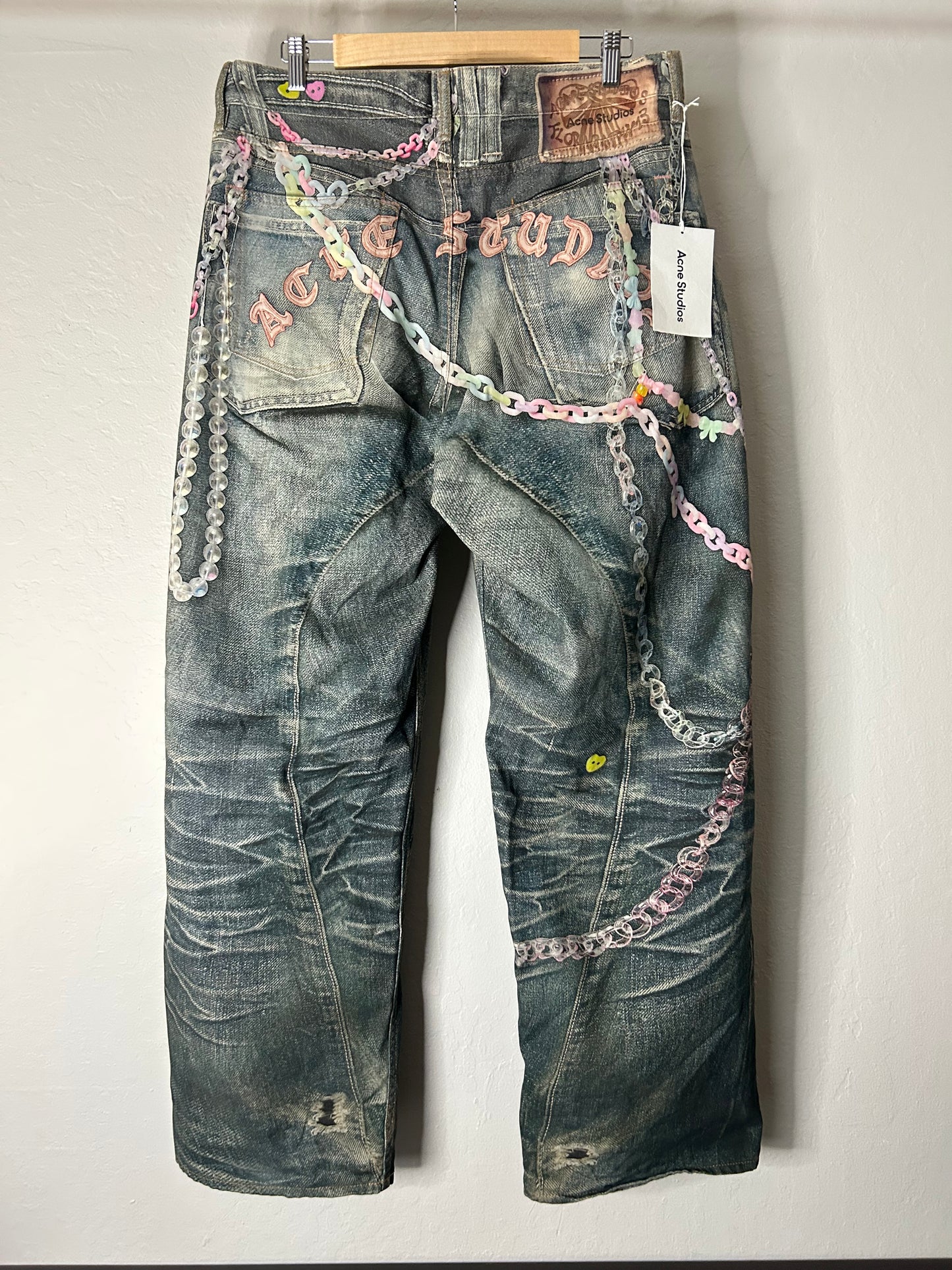 Acne Studios 1981M Baggy Chain Denim