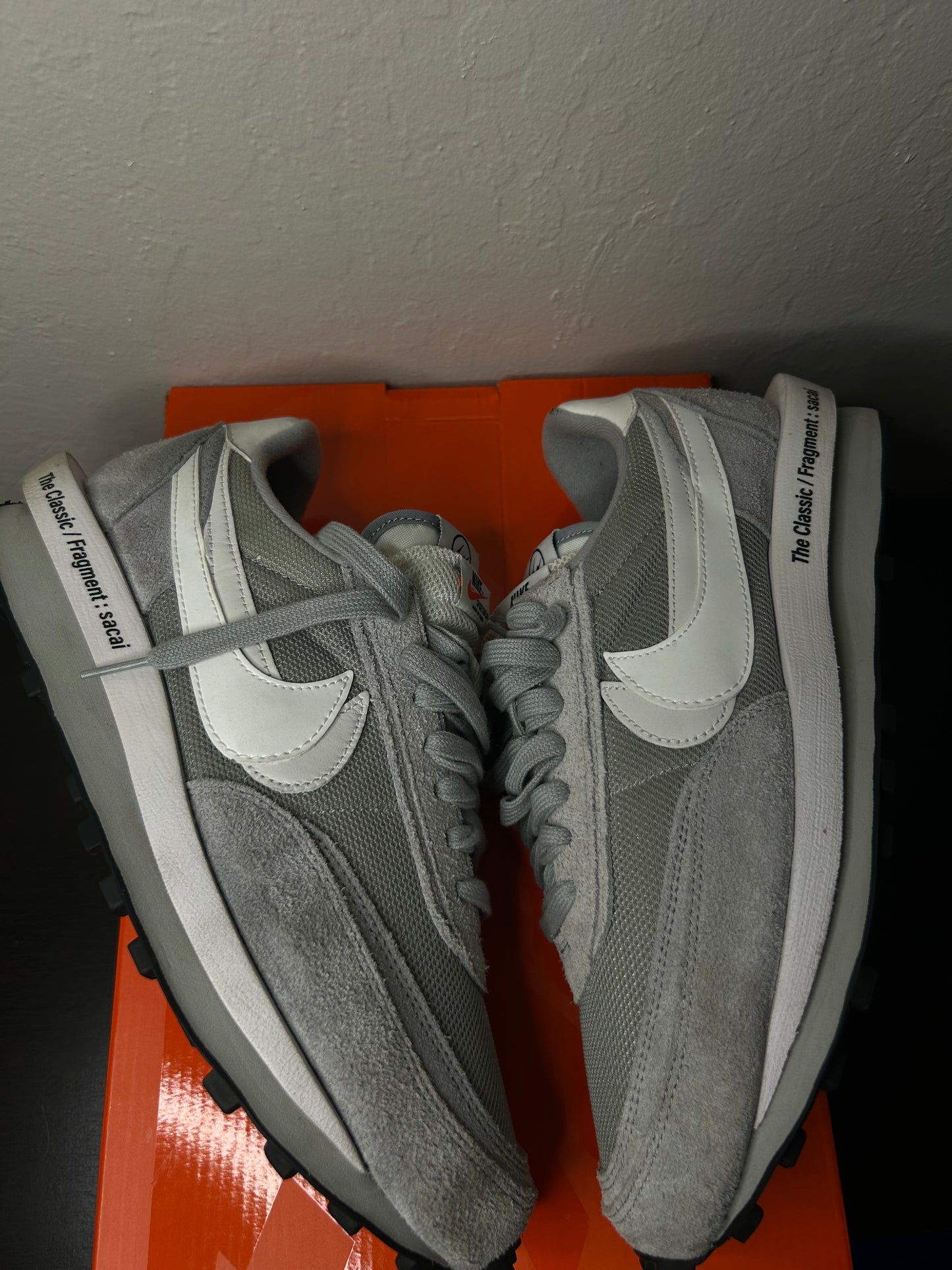 Sacai x Fragment x Nike Grey Waffle