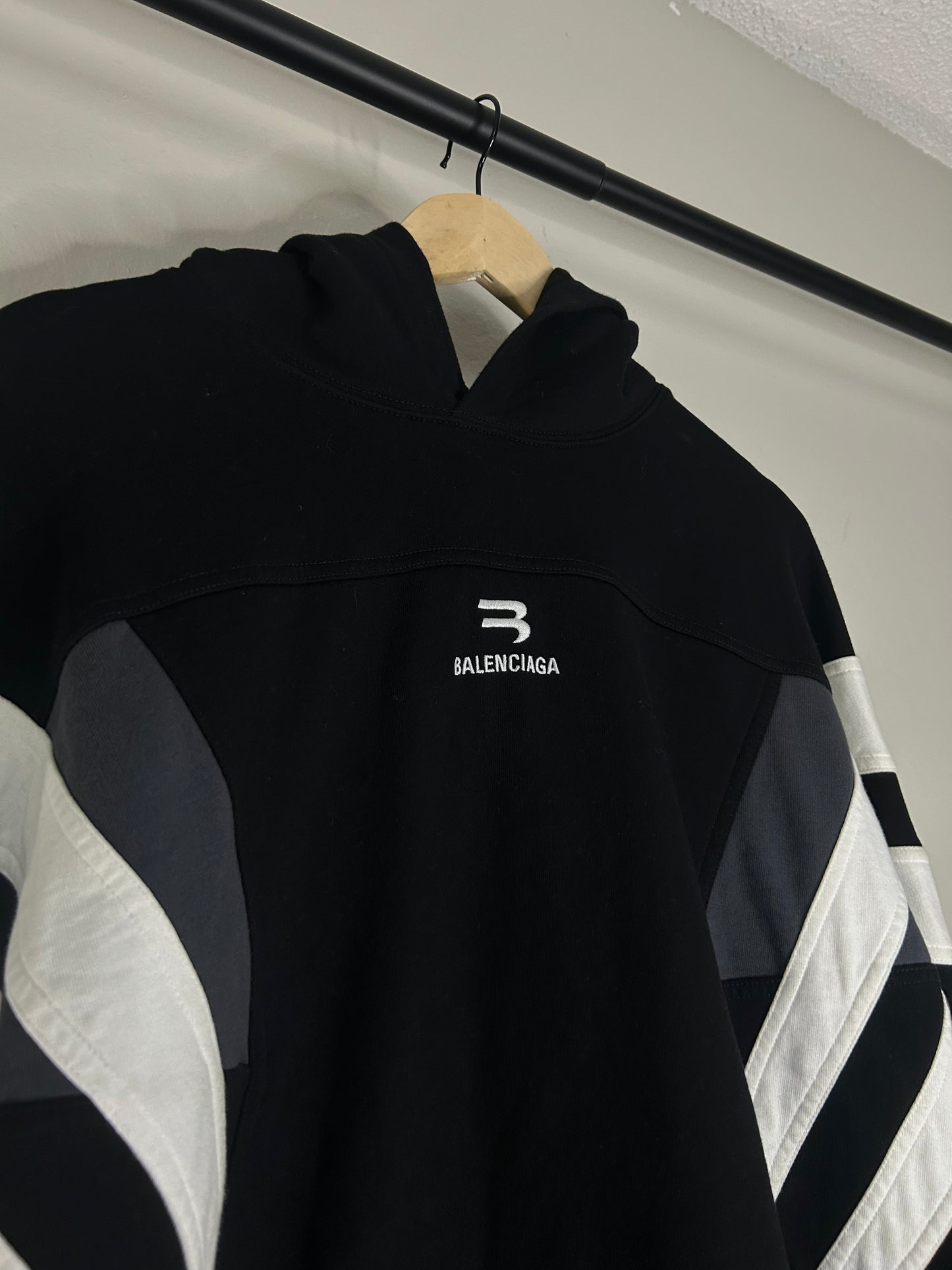 Balenciaga Black Sporty B Hoodie