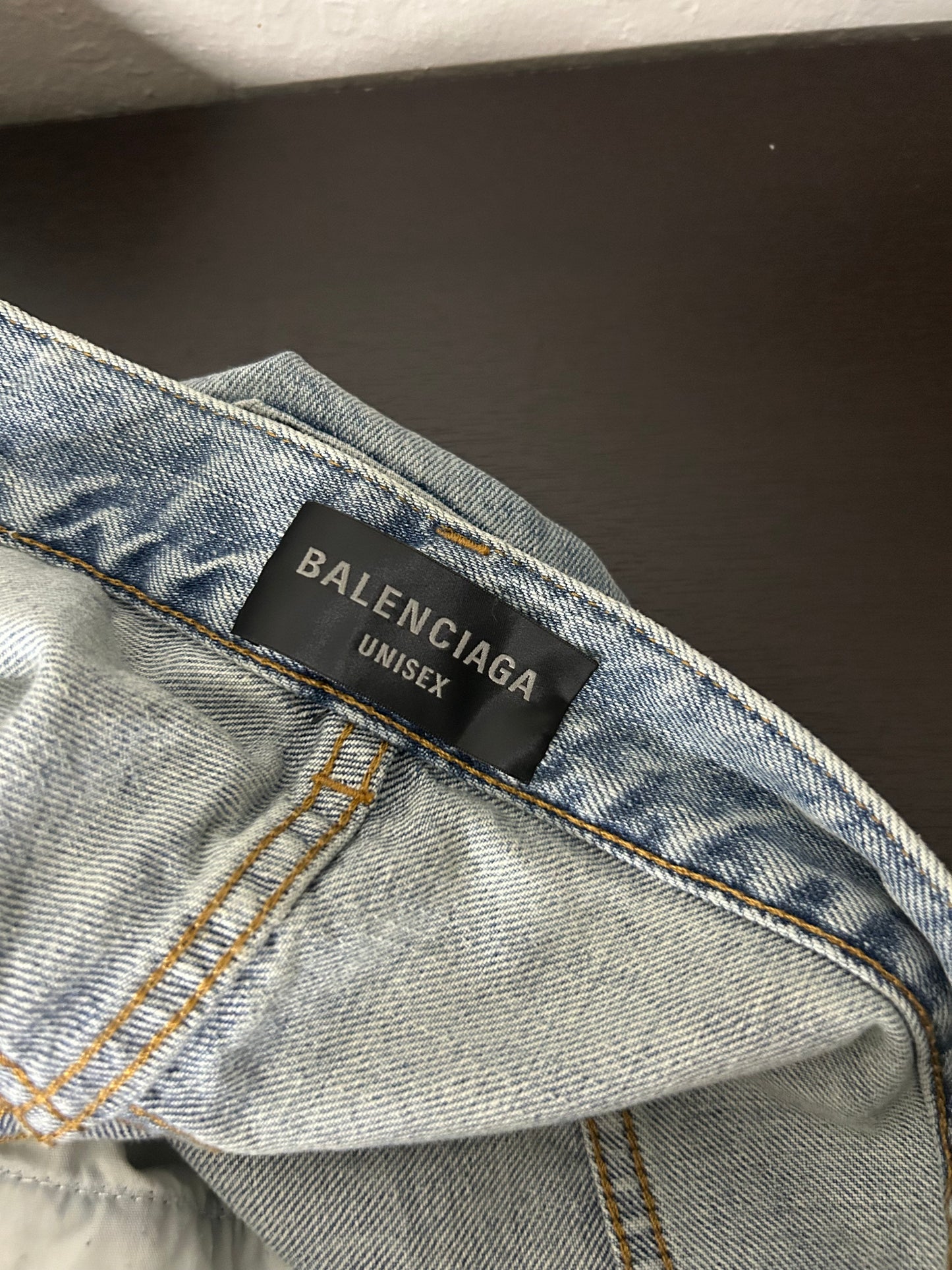 Balenciaga Blue Flared Jeans