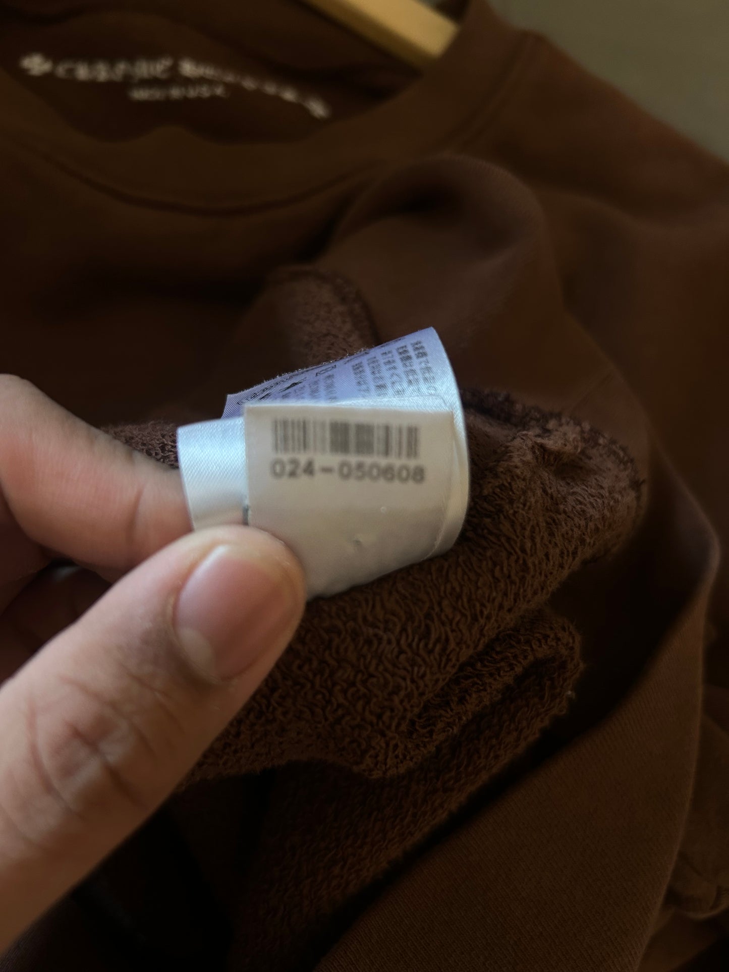 Chrome Hearts Matty Boy Brown Structure Crewneck