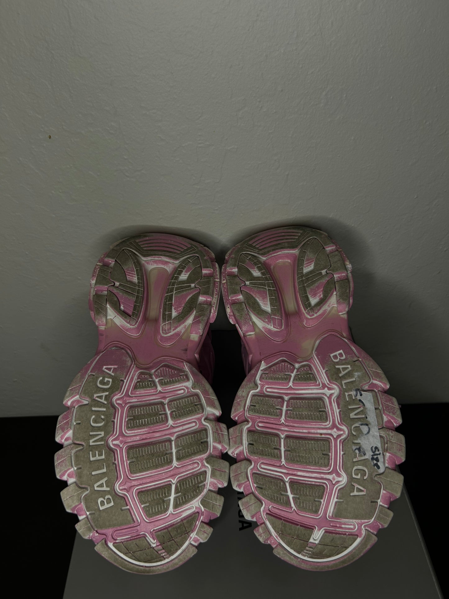 Balenciaga Track Runner Distressed Pink