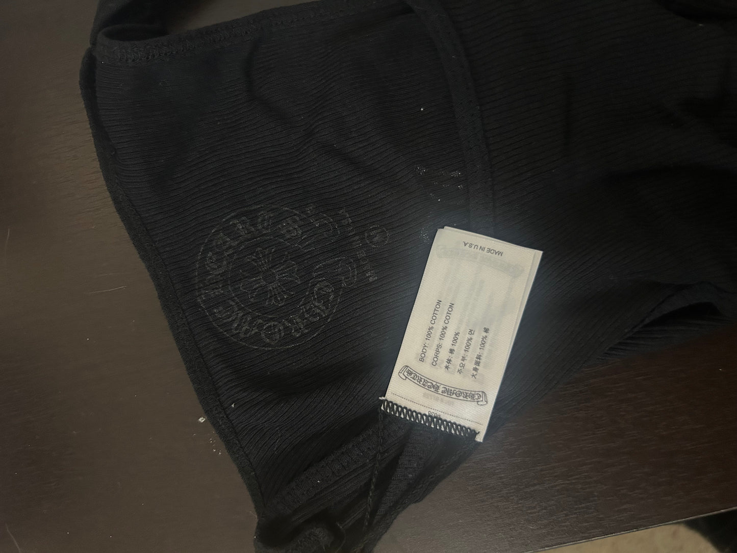 Chrome Hearts T Bar Cross Tank Top