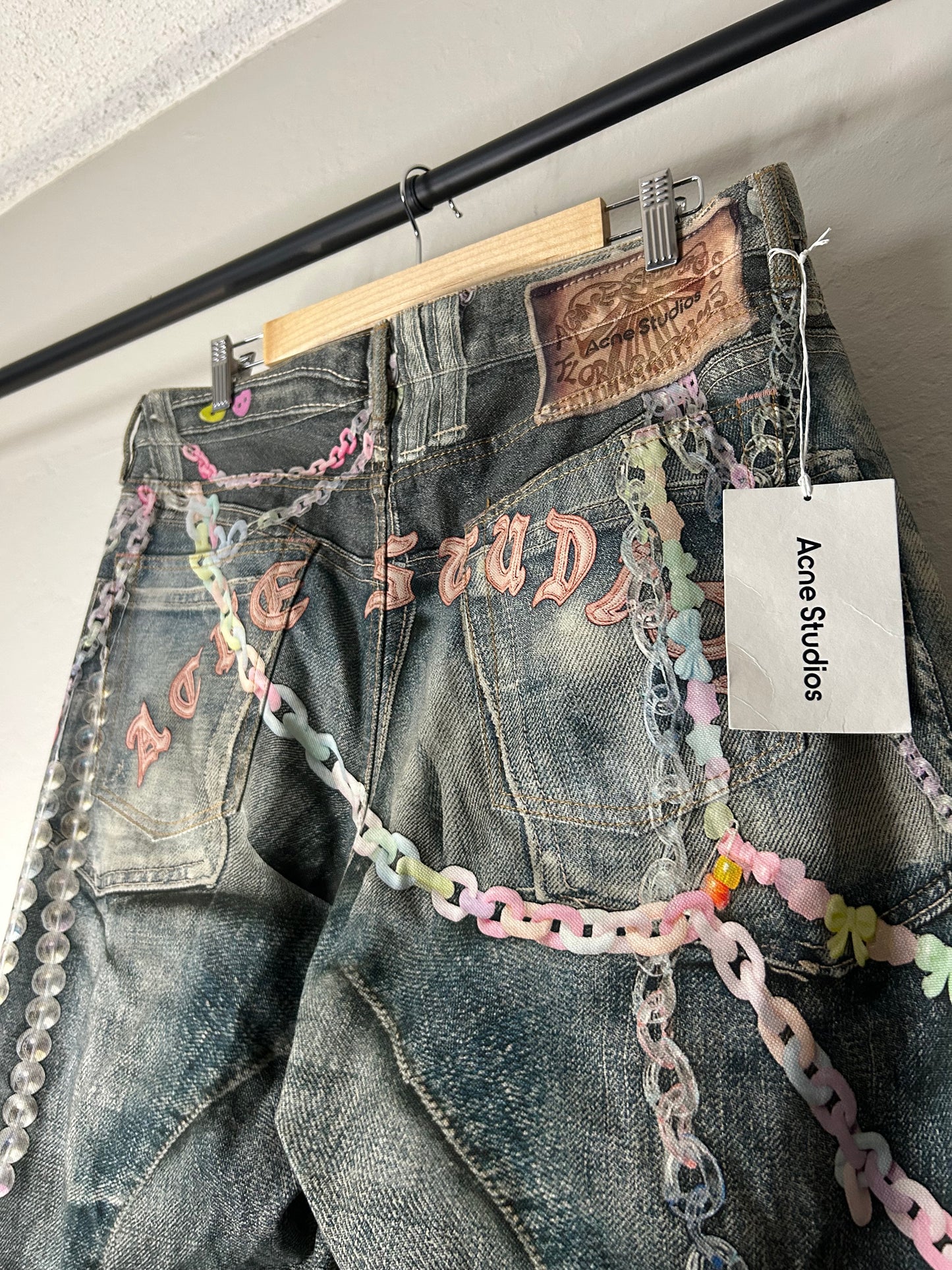 Acne Studios 1981M Baggy Chain Denim