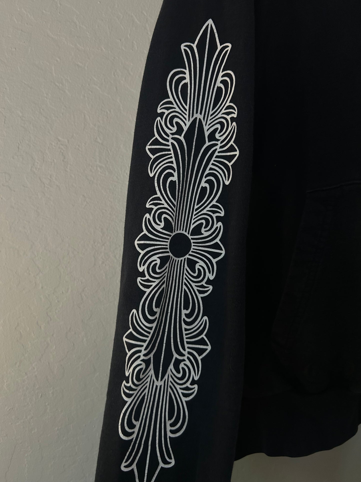 Chrome Hearts Black Floral Pullover