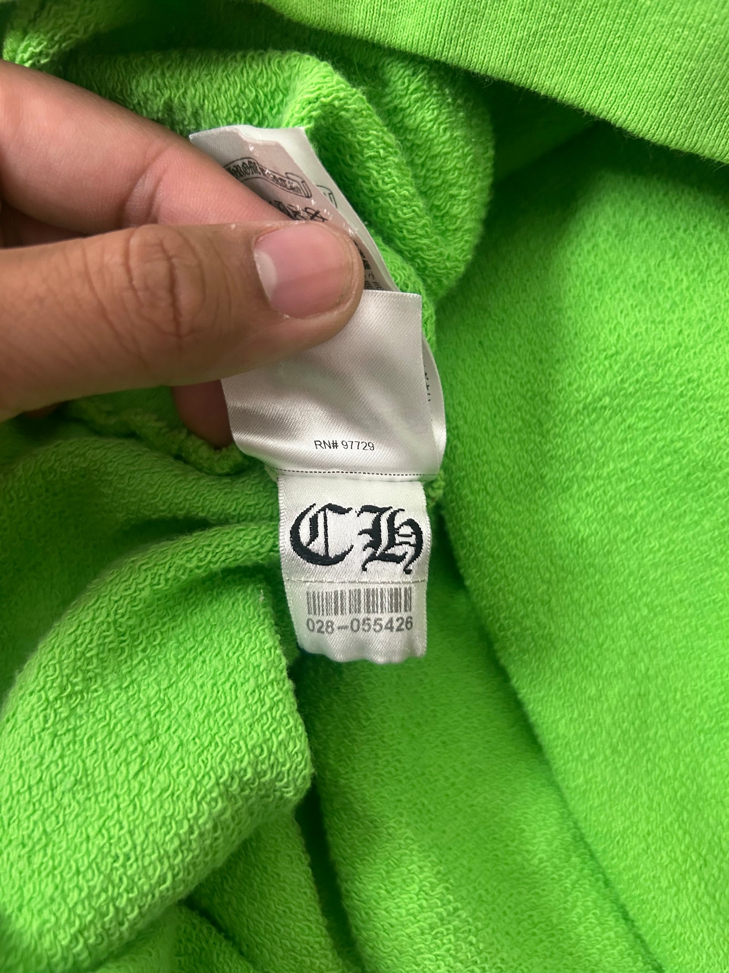 Chrome Hearts Green Sex Records Hoodie
