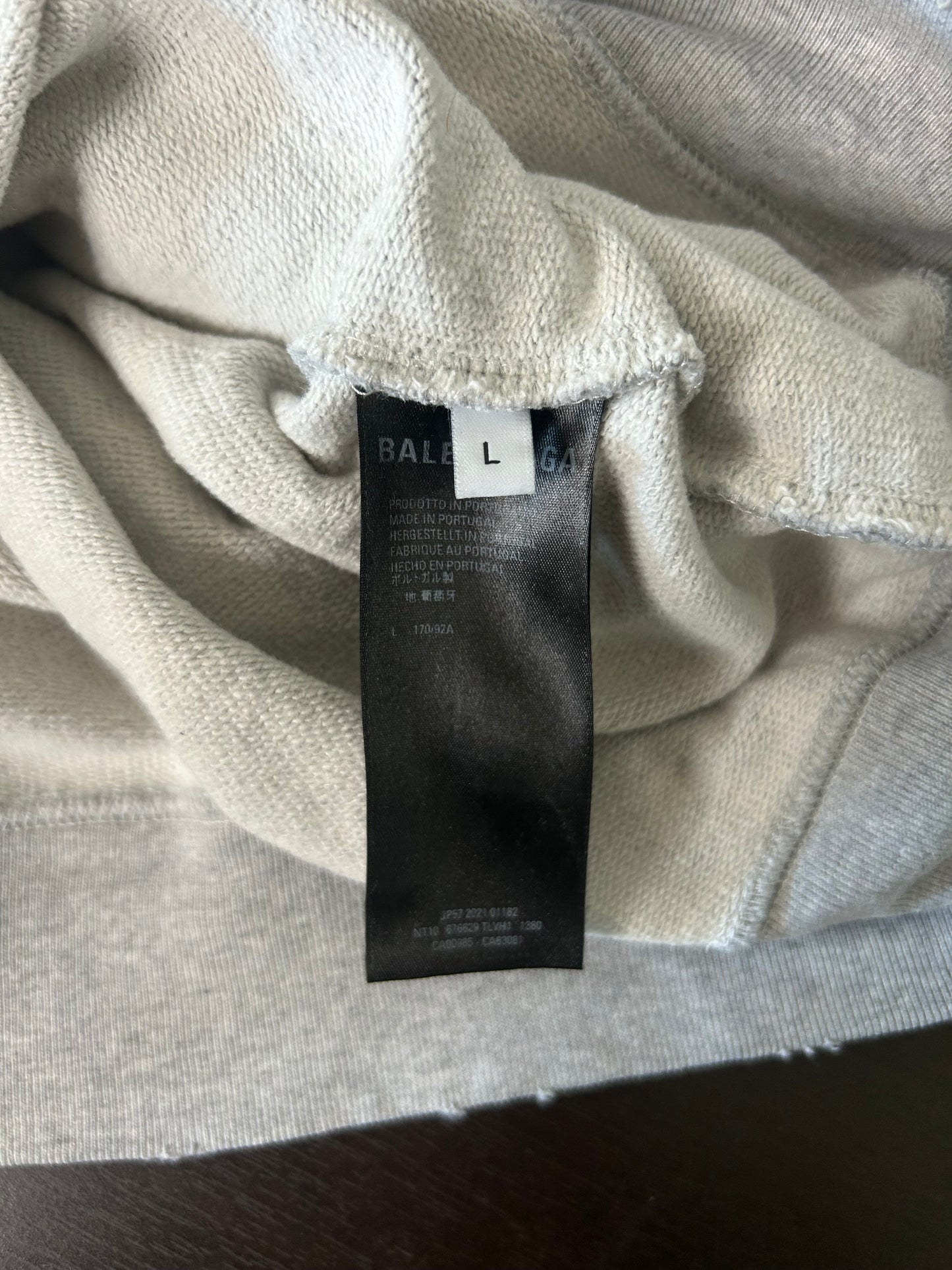 Balenciaga Grey FBI Crewneck