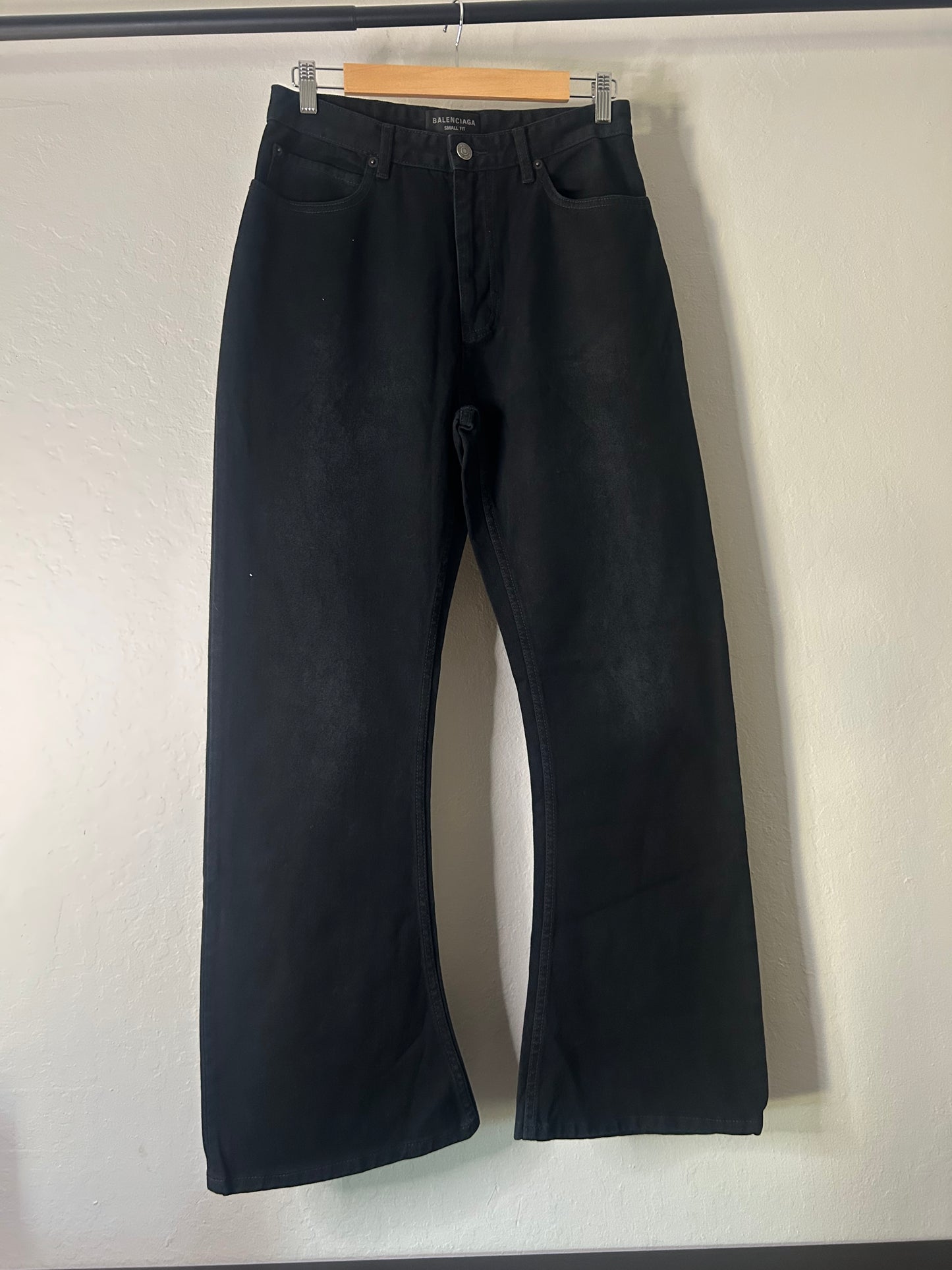Balenciaga Black Flare Jeans