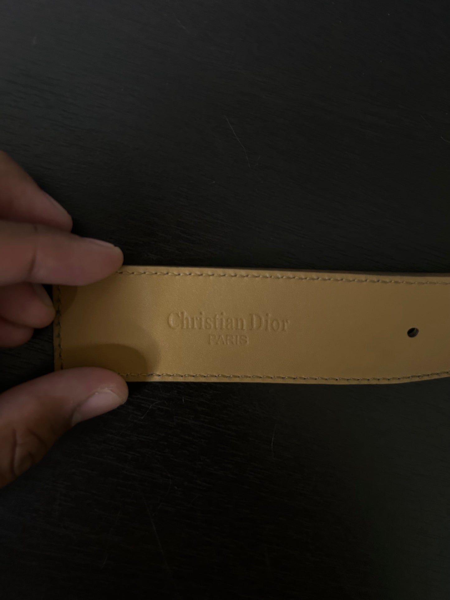 Christian Dior CD Buckle Belt