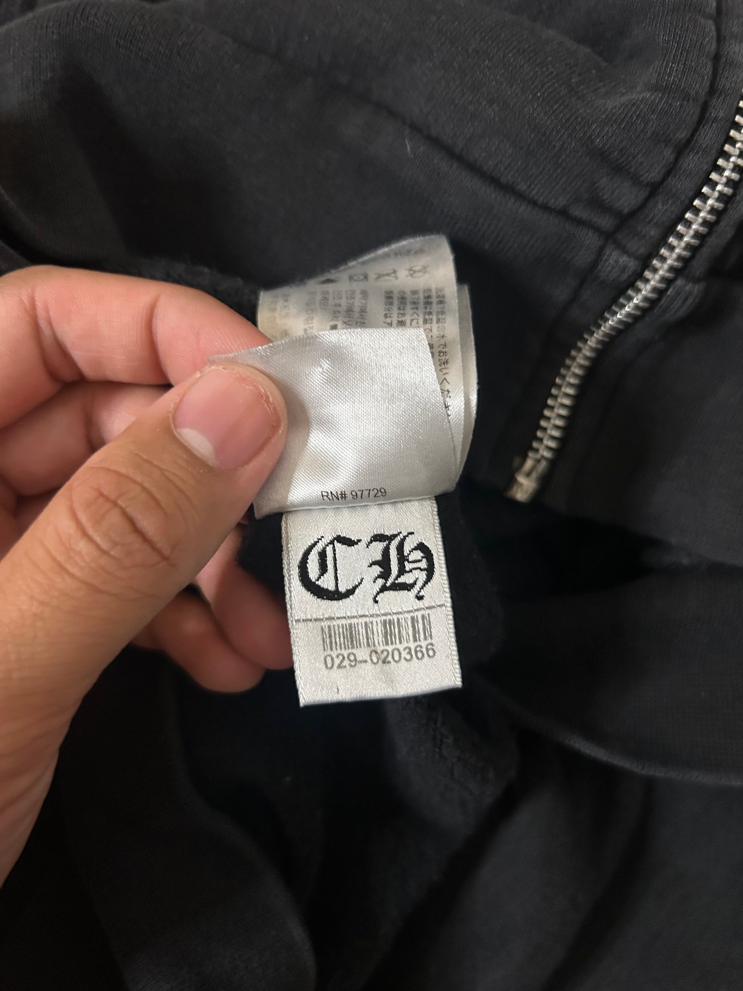 Chrome Hearts T Bar Zip Up