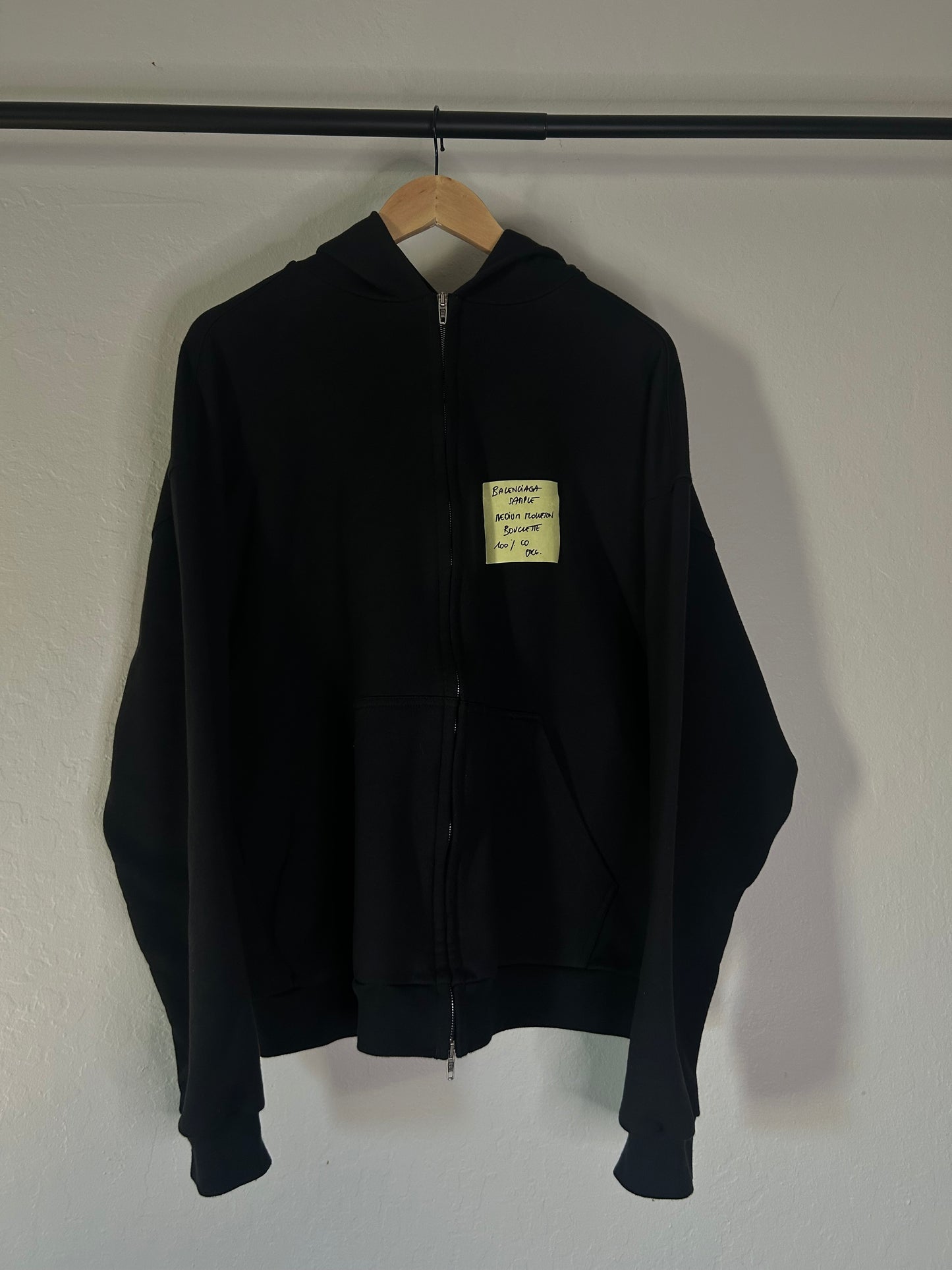 Balenciaga Sticky Note Zip Up