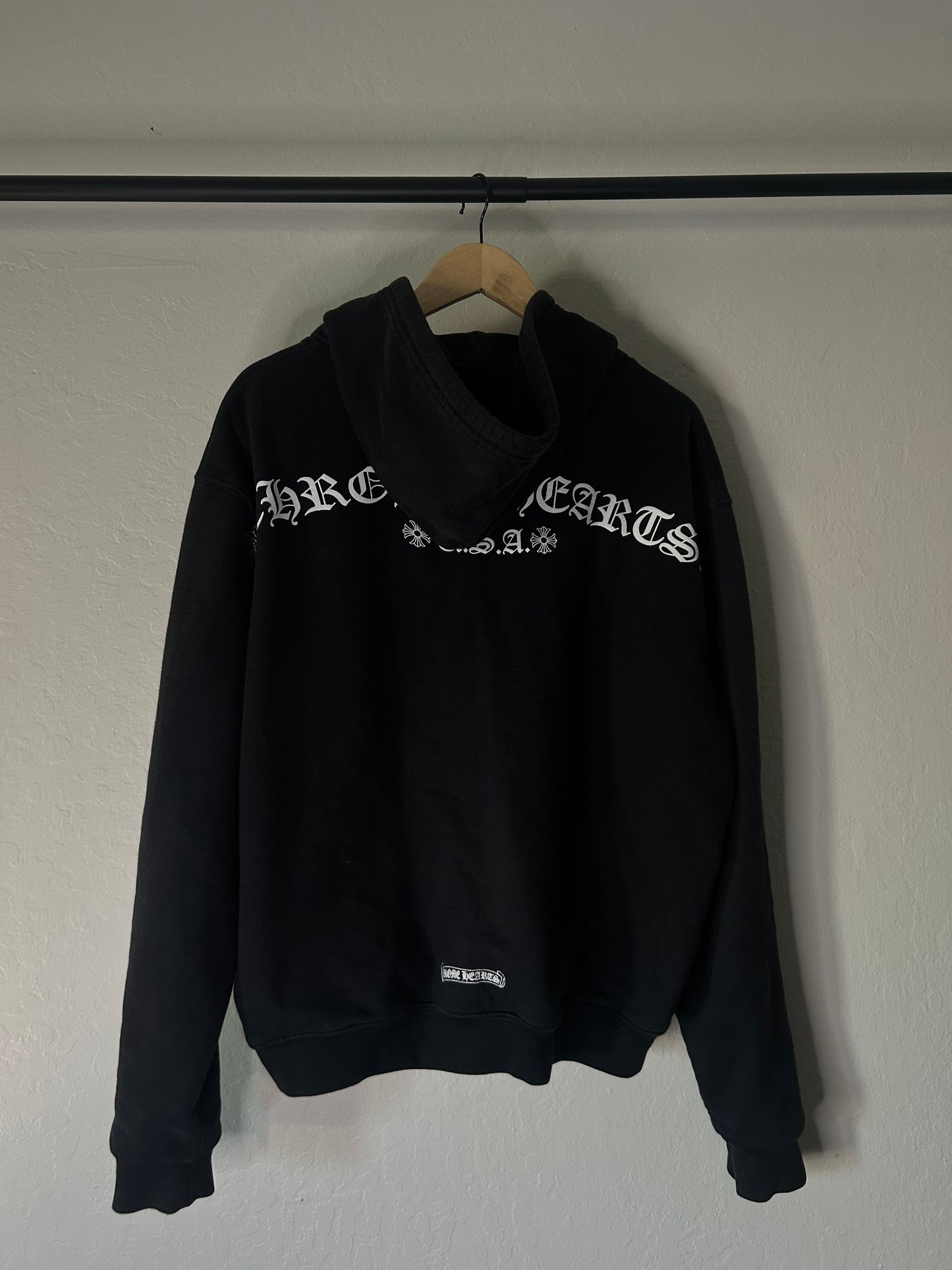 Chrome Hearts T Bar Zip Up Hoodie