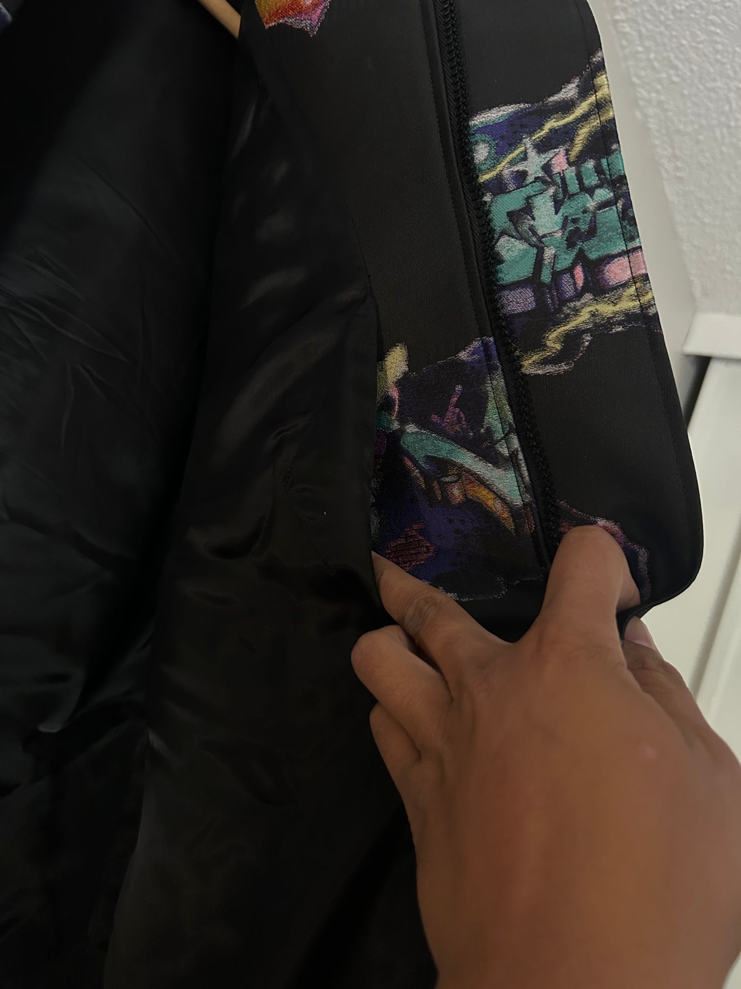 Louis Vuitton Virgil Embroidered Graffiti Jacket