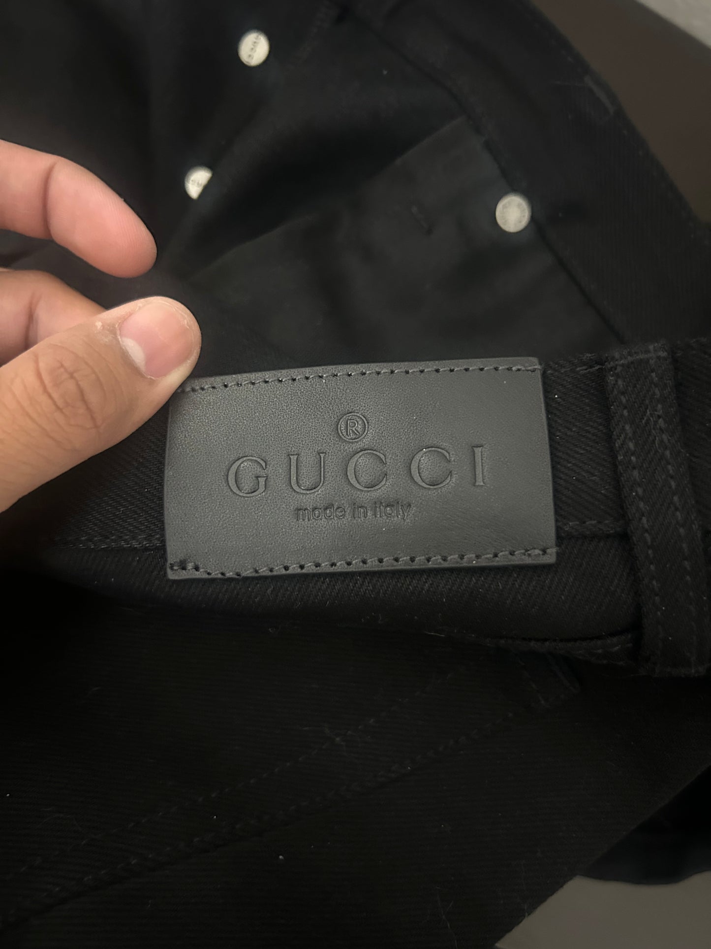 Gucci Demna Black Horsebit Jeans
