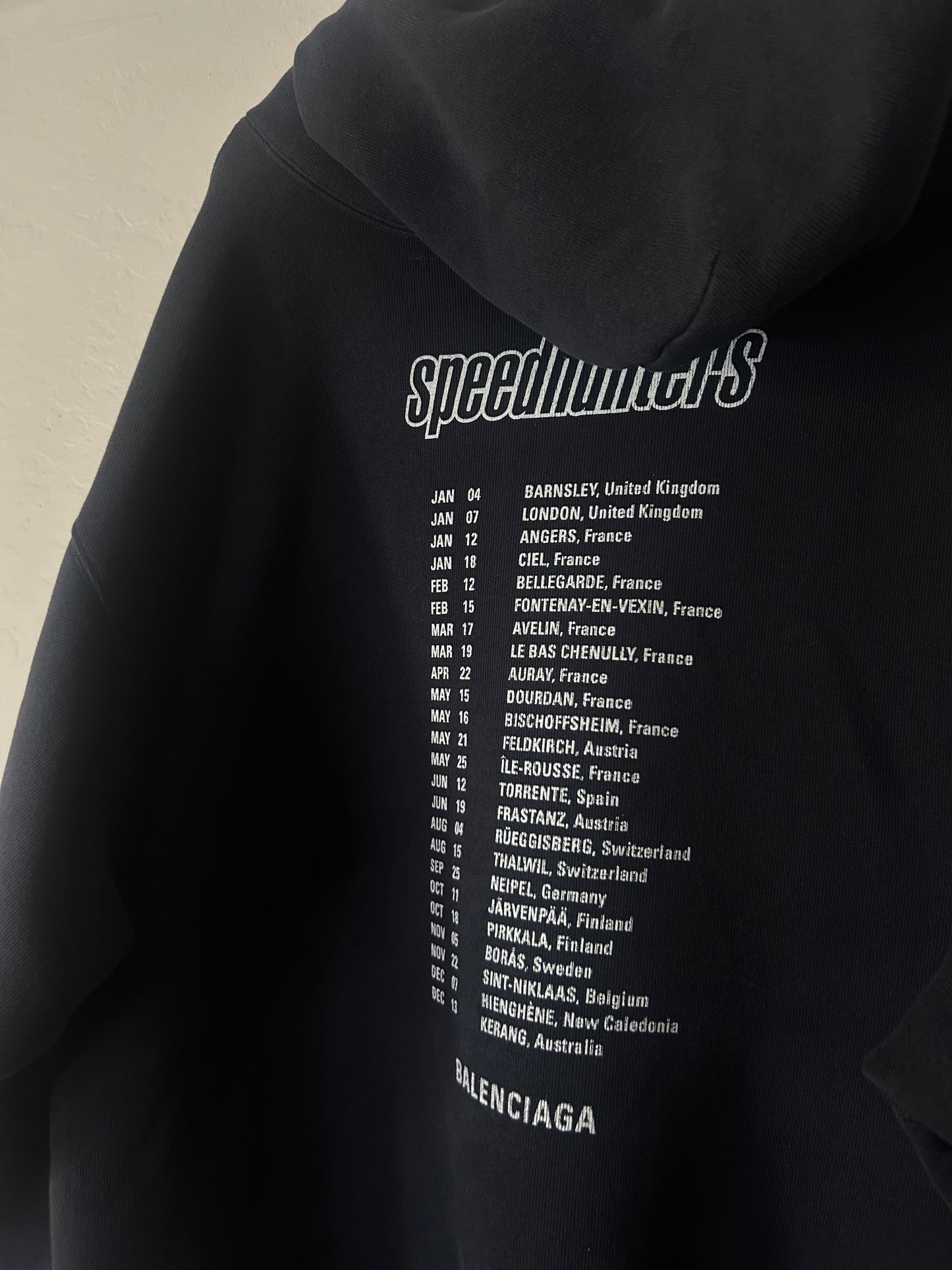 Balenciaga SpeedHunter Figure Print Hoodie